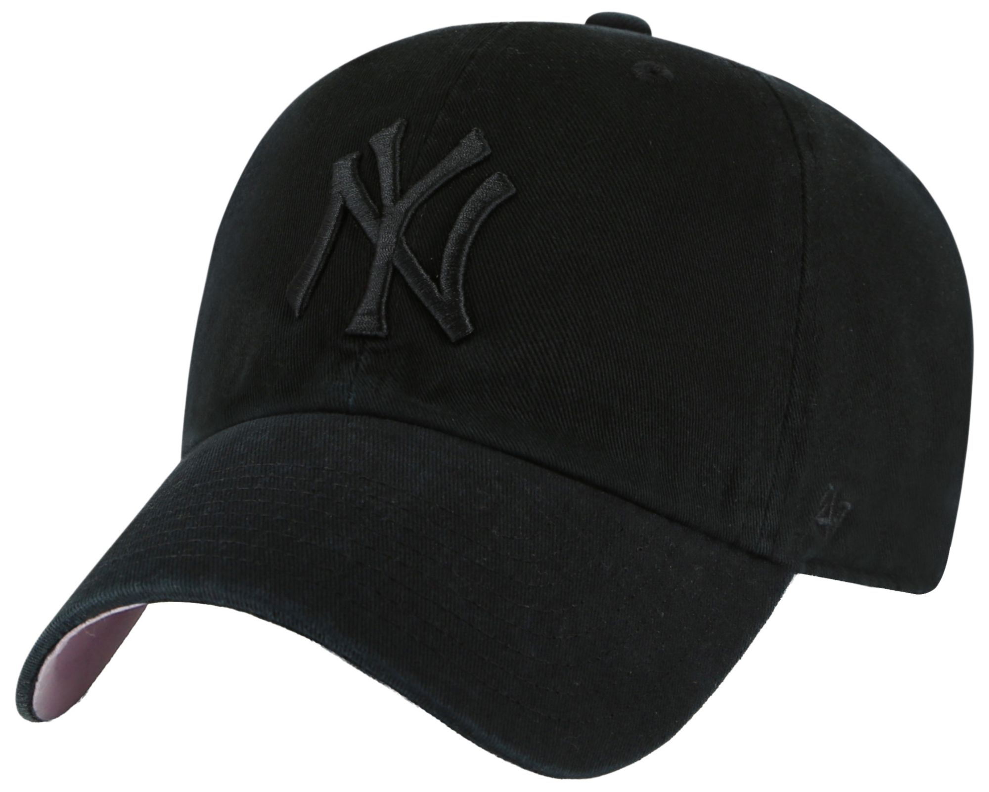'47 Adult New York Yankees Black Ballpark Clean Up Adjustable Hat