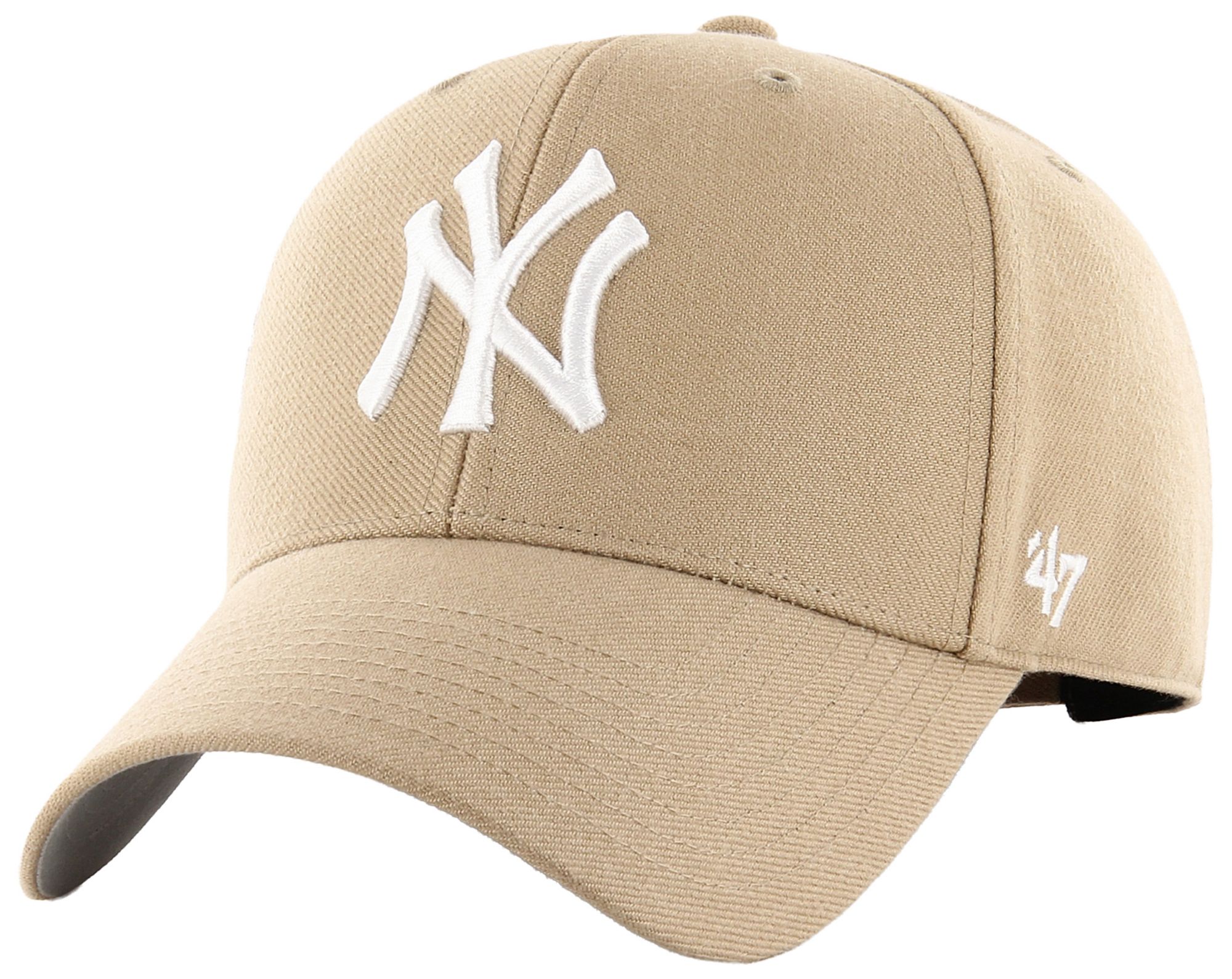 '47 Adult New York Yankees Khaki MVP Adjustable Hat