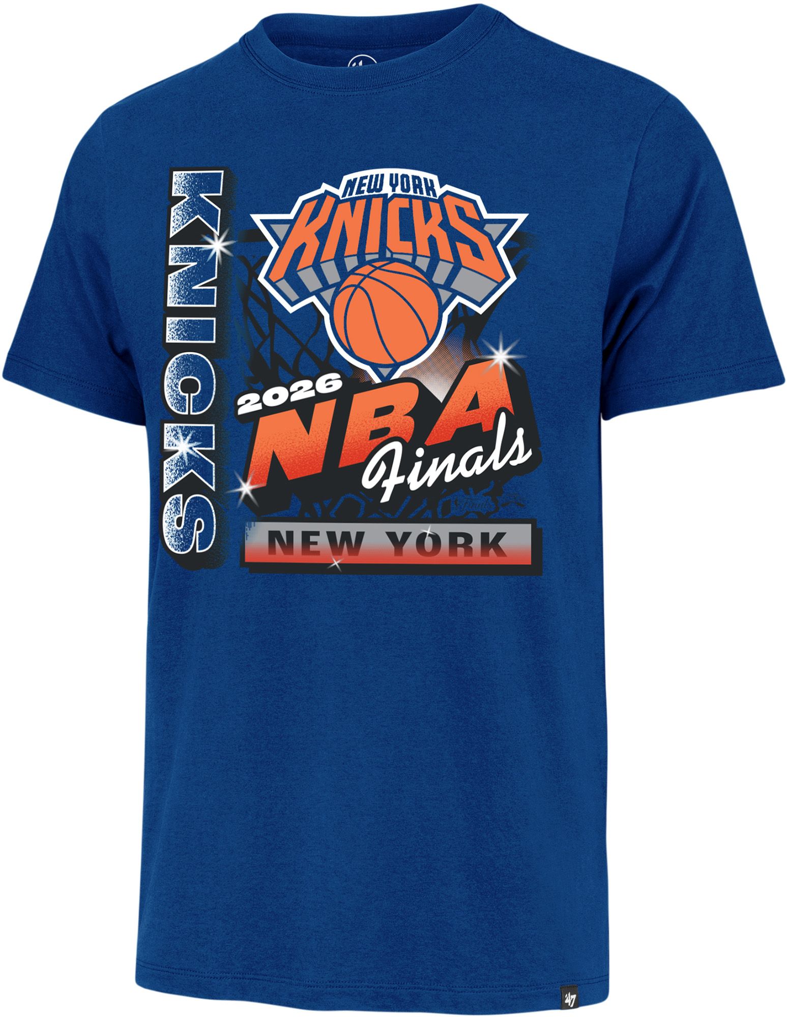 '47 Adult 2026 Eastern Conference Champions New York Knicks Blue T-Shirt