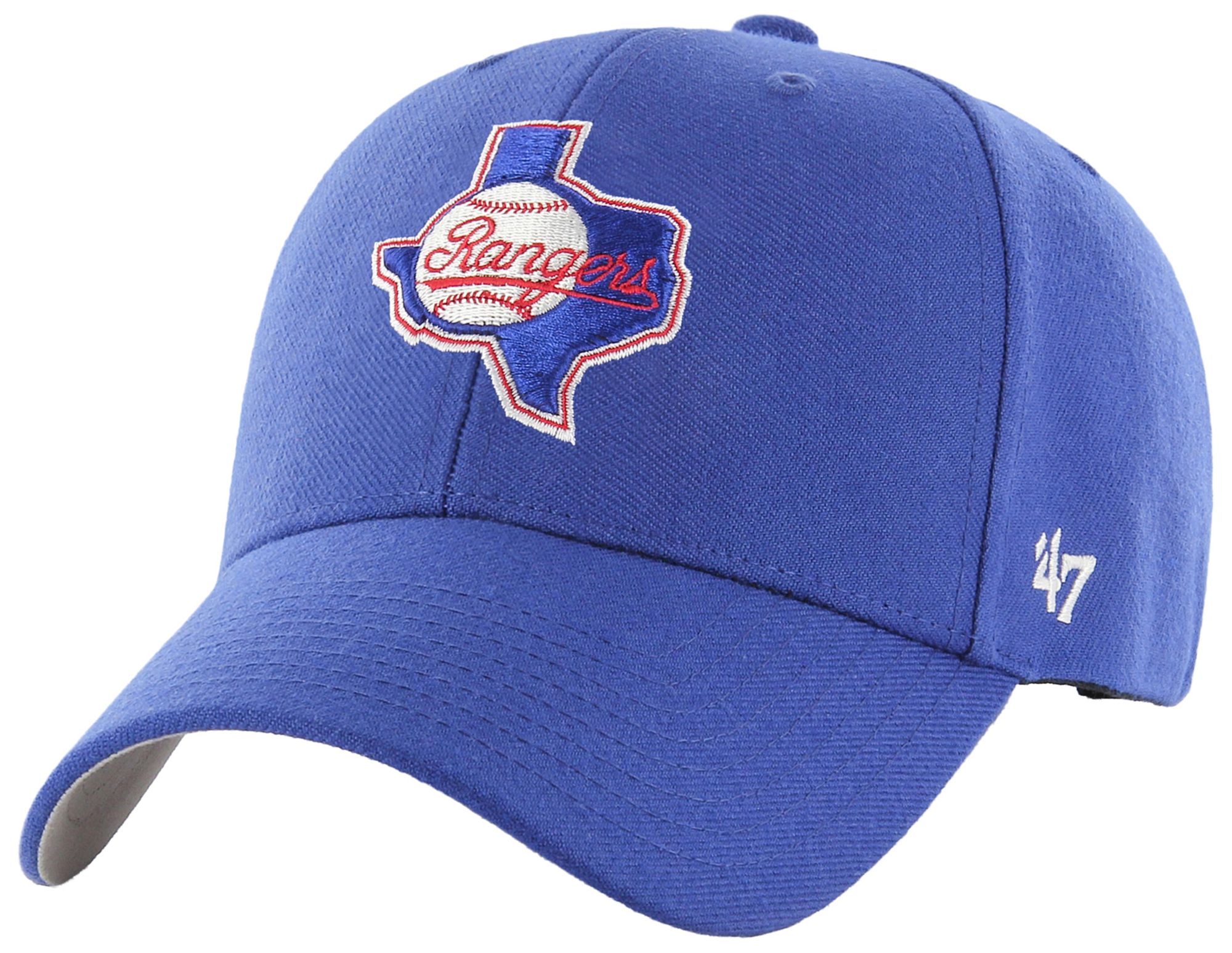 '47 Adult Texas Rangers Royal MVP Adjustable Hat