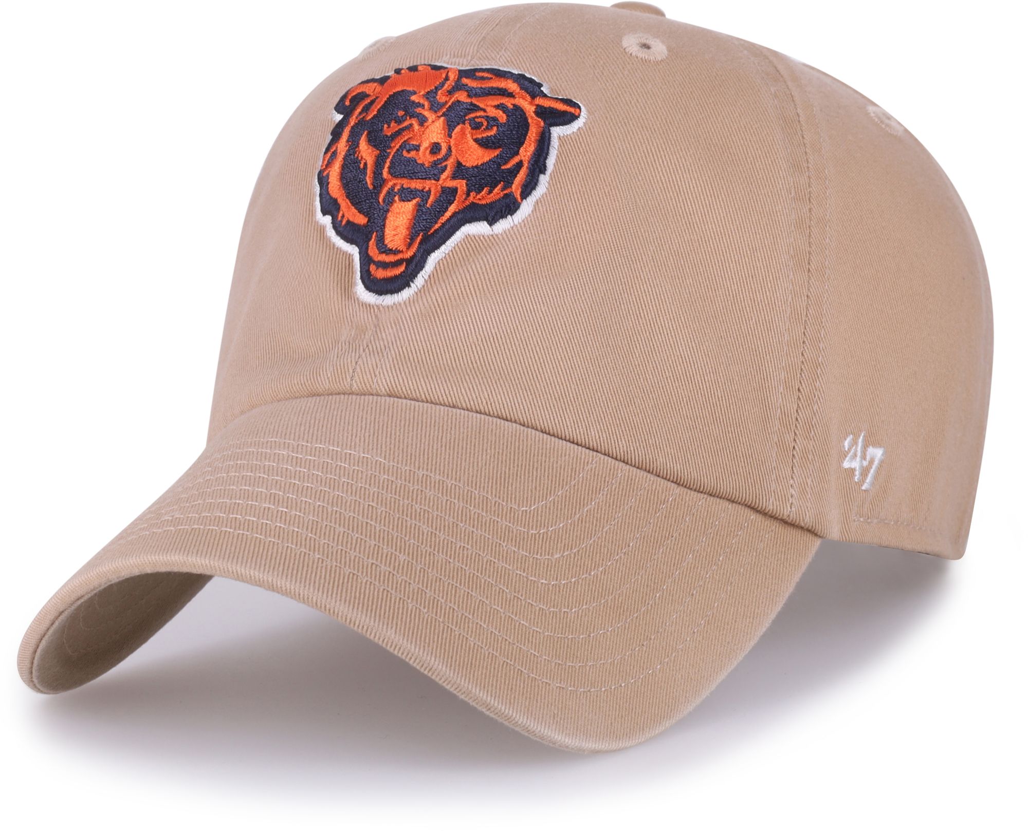 '47 Adult Chicago Bears Khaki Adjustable Clean Up Hat
