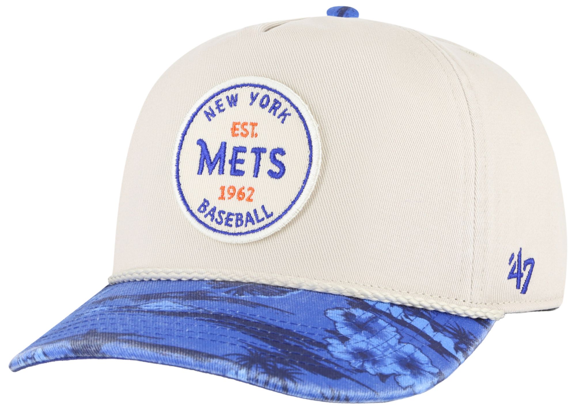 '47 Adult New York Mets Tan Fiji Rope Hitch Adjustable Hat