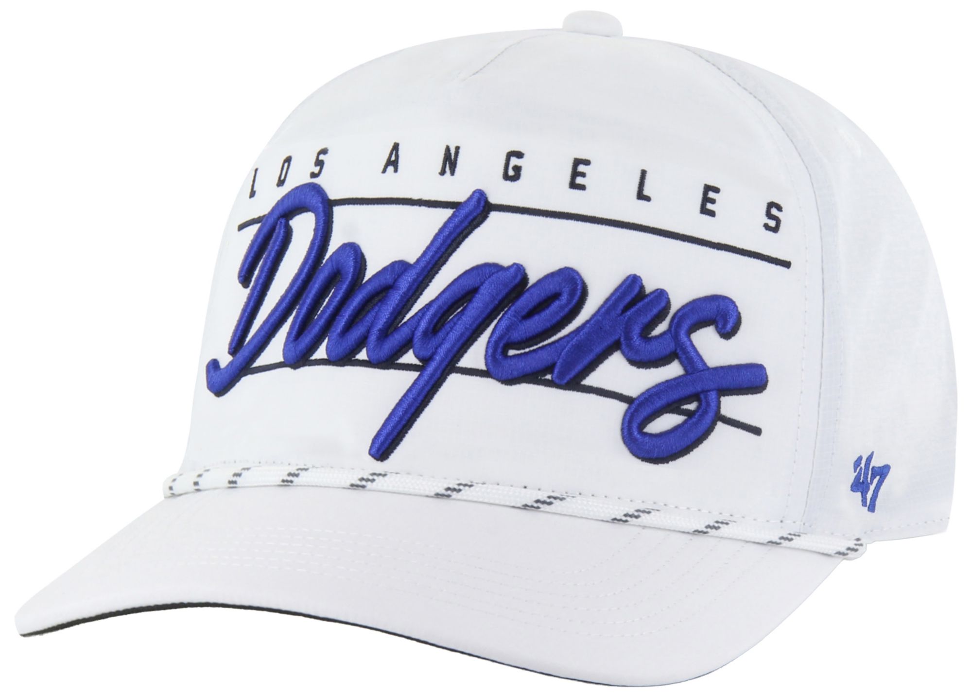 '47 Adult Los Angeles Dodgers White Condor Hitch Adjustable Hat