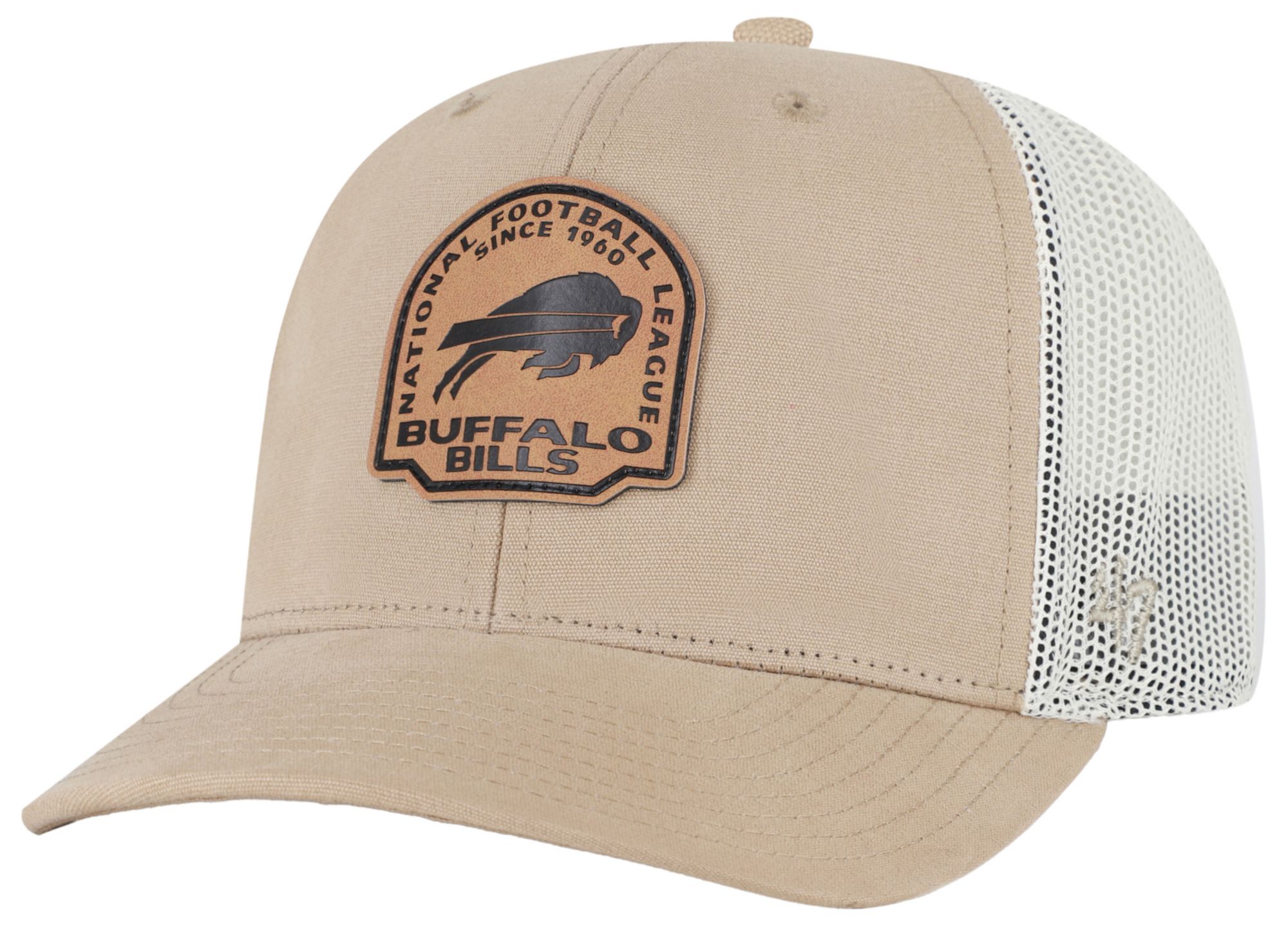 '47 Adult Buffalo Bills Khaki Adjustable Trucker Hat