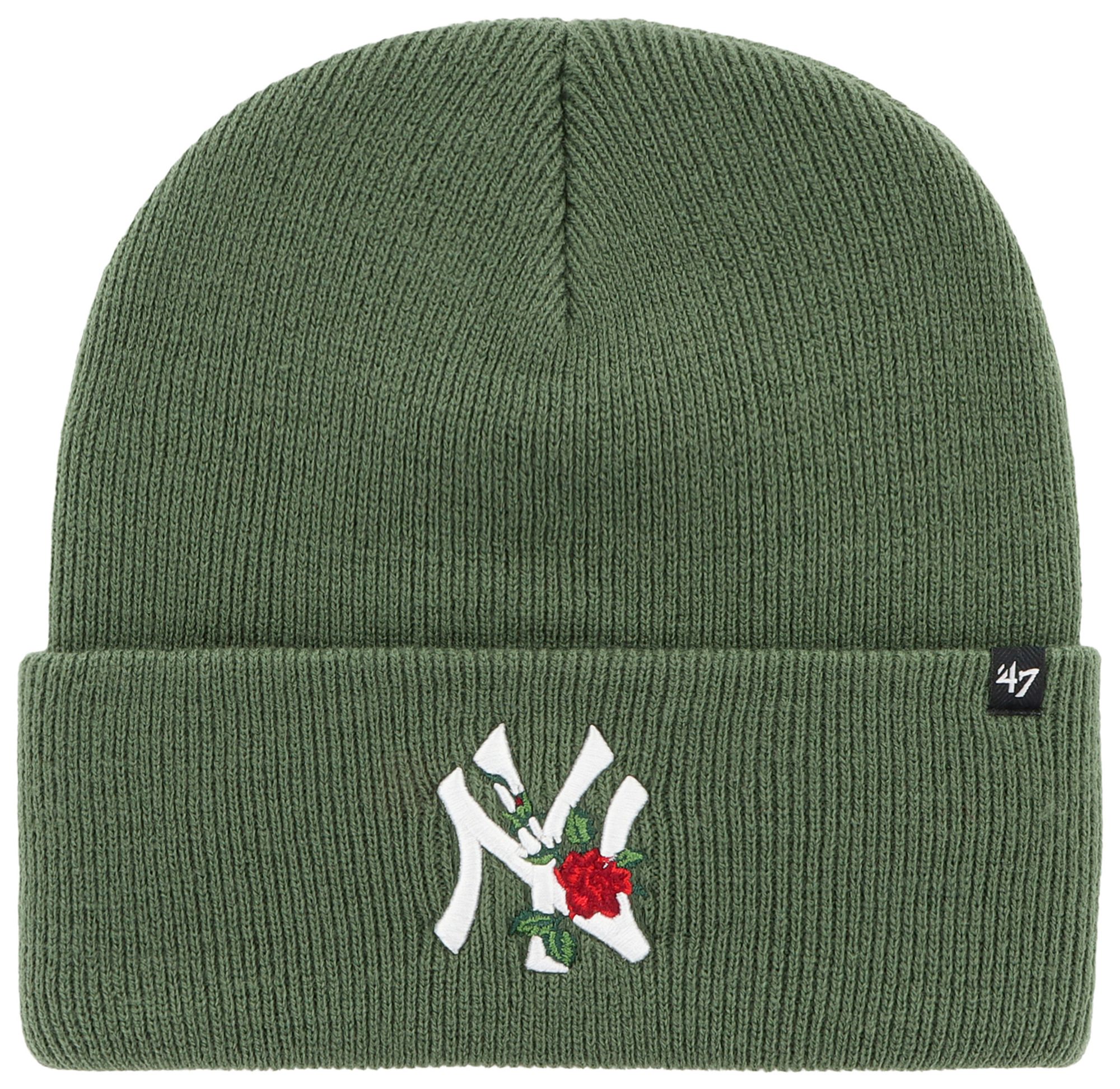 '47 Adult New York Yankees GreenThorn Cuffed Knit Beanie