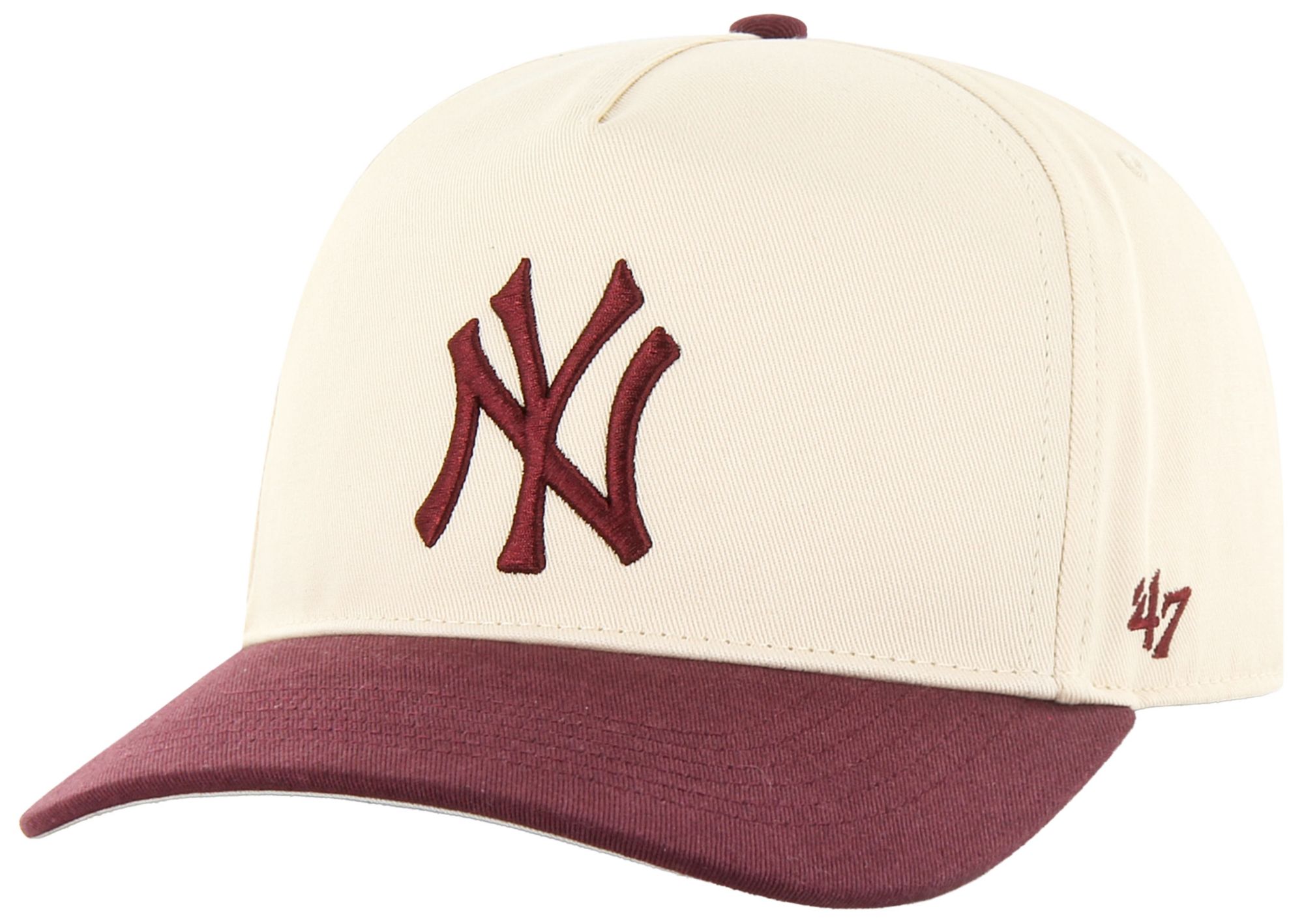 '47 Adult New York Yankees Cream Two Tone Hitch Adjustable Hat