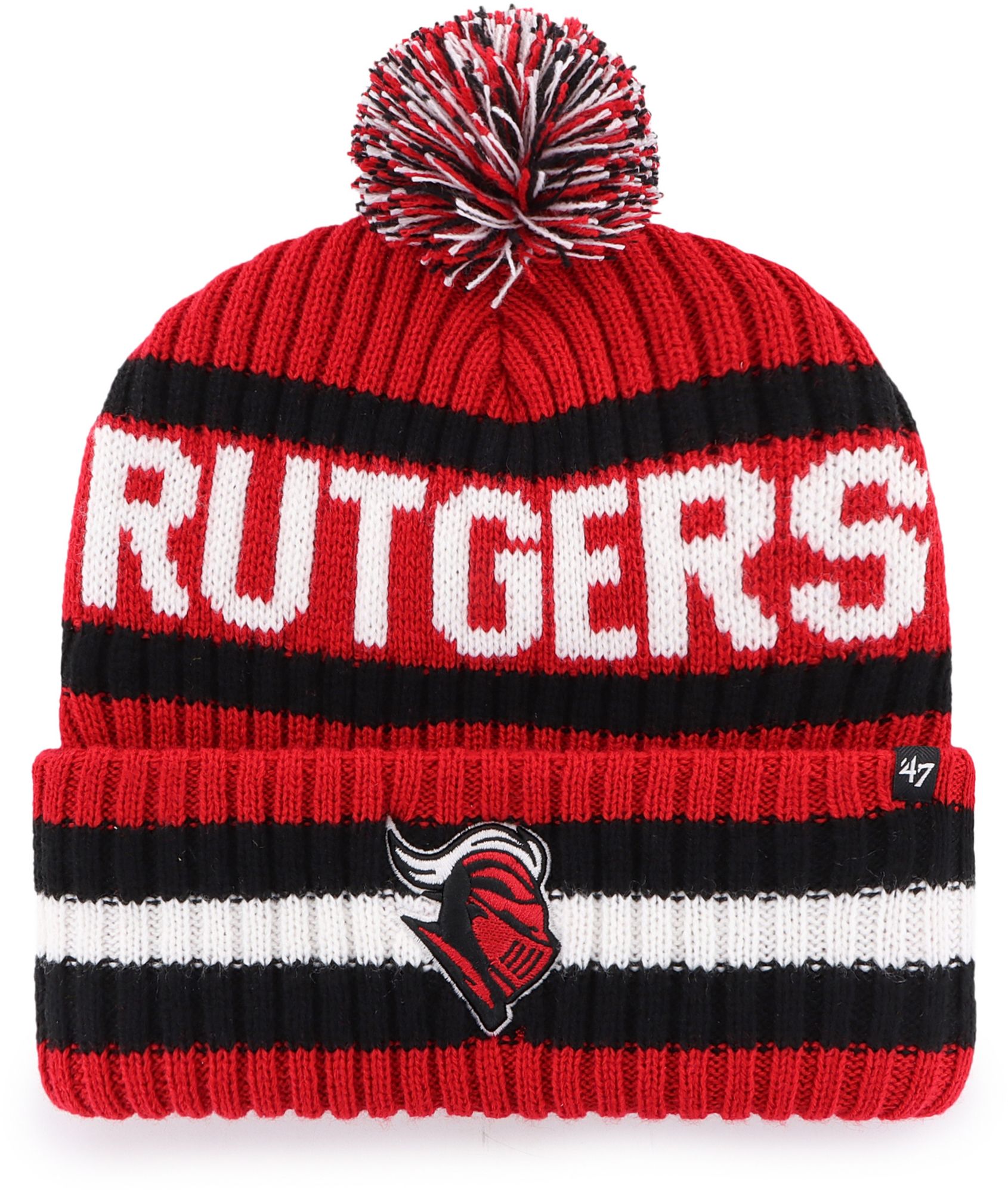 '47 Adult Rutgers Scarlet Knights Bering Knit Beanie