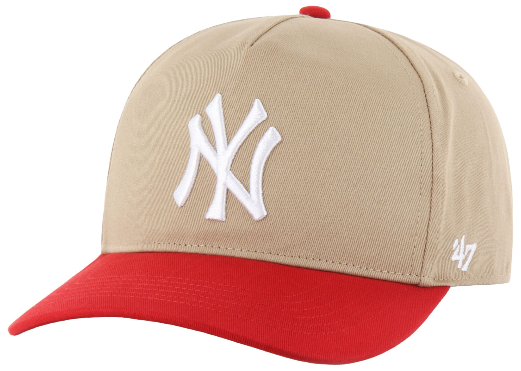 '47 Adult New York Yankees Khaki Two Tone Hitch Adjustable Hat