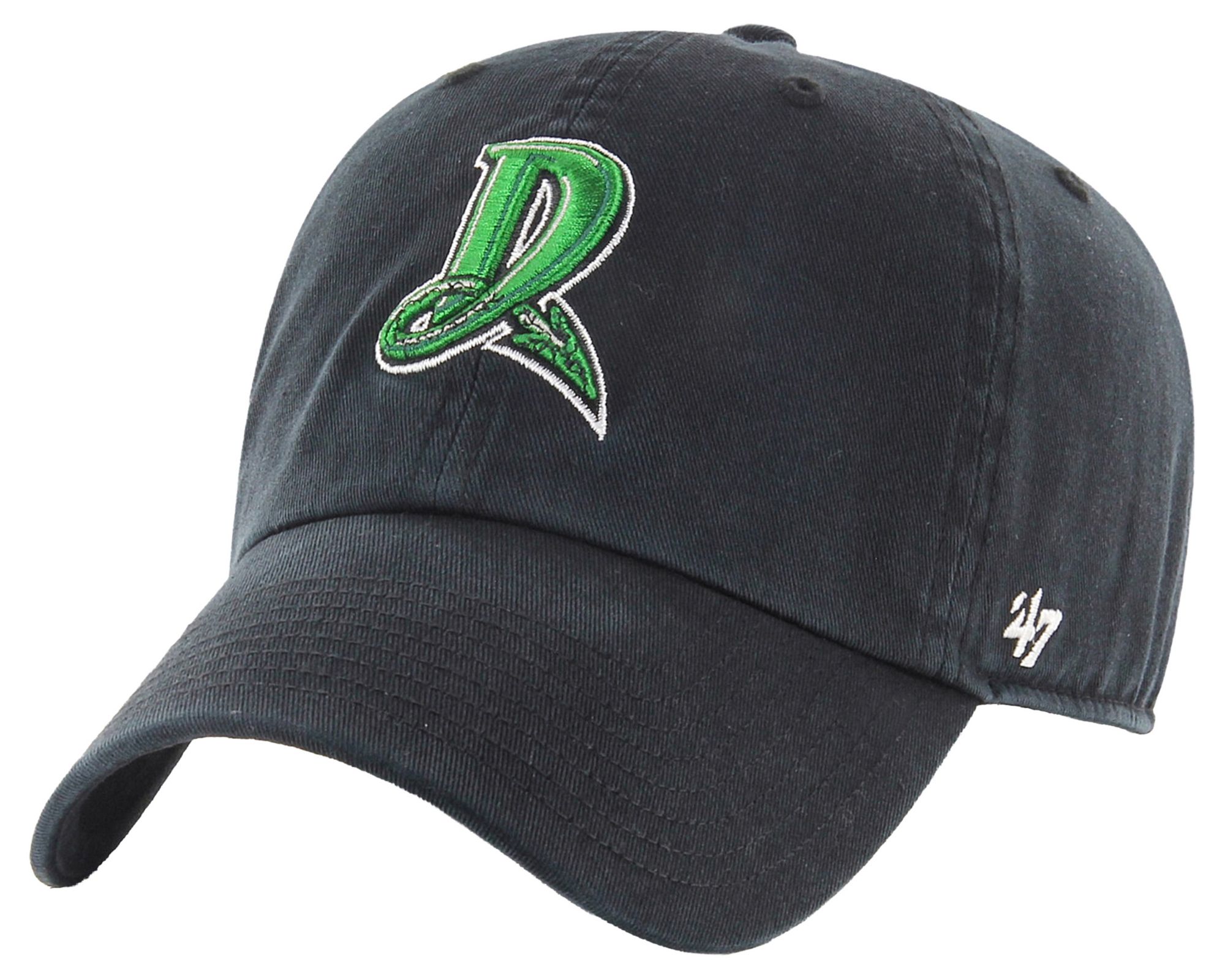 '47 Adult Dayton Dragons Black Core Clean Up Adjustable Hat