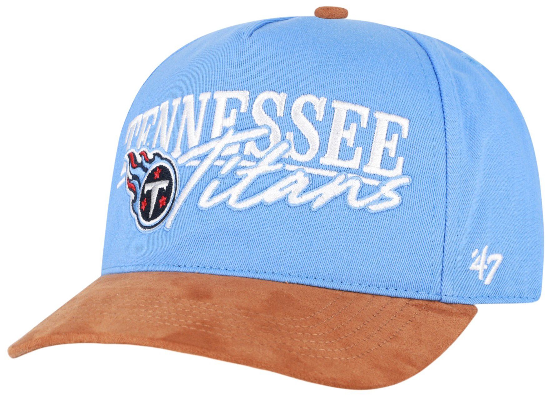 '47 Adult Tennessee Titans Periwinkle Line Hitch Adjustable Hat