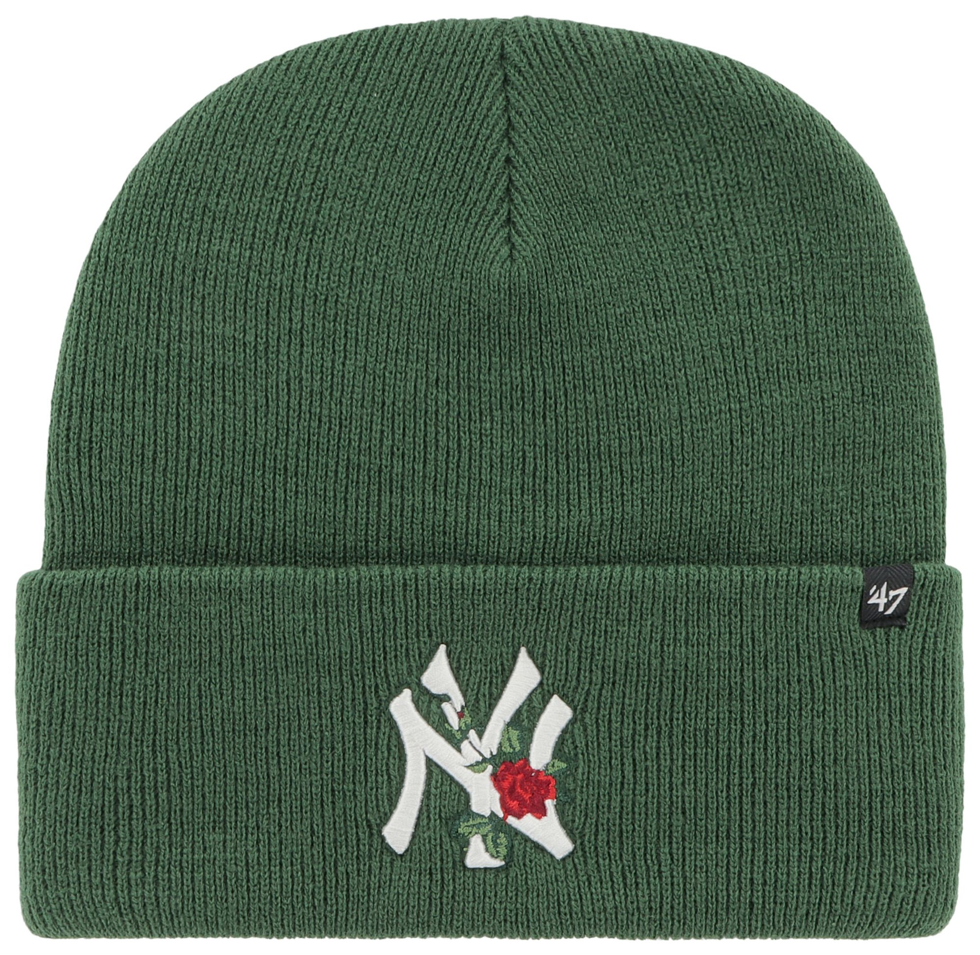 '47 Adult New York Yankees GreenThorn Cuffed Knit Beanie