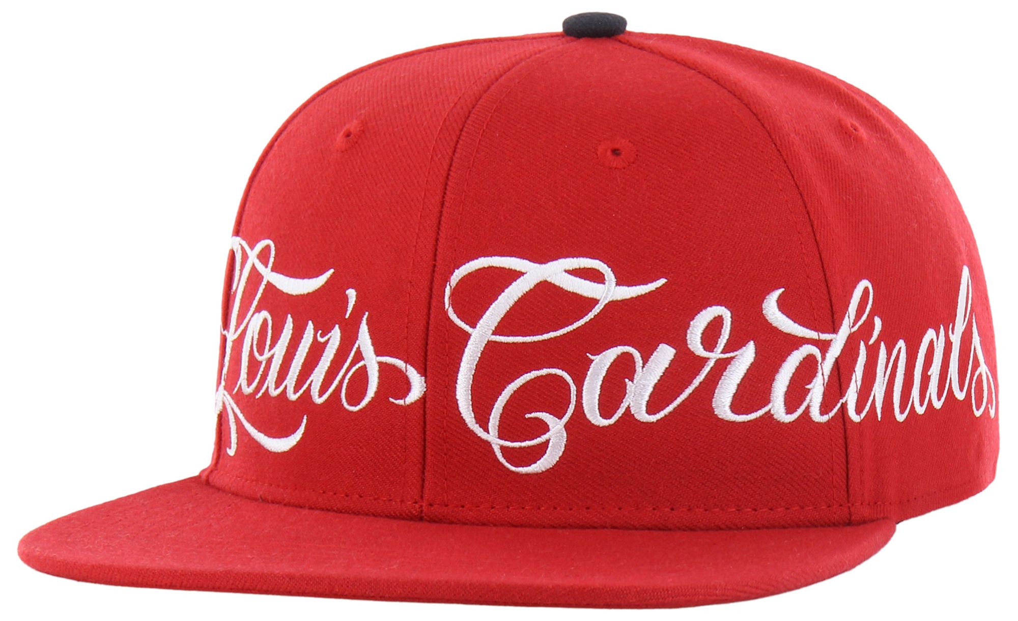 '47 Adult St. Louis Cardinals Red Mister Cartoon Script Captain Hat