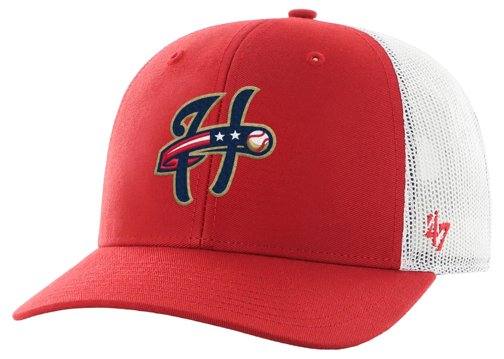 '47 Adult Harrisburgh Senators Red Core Adjustable Trucker Hat