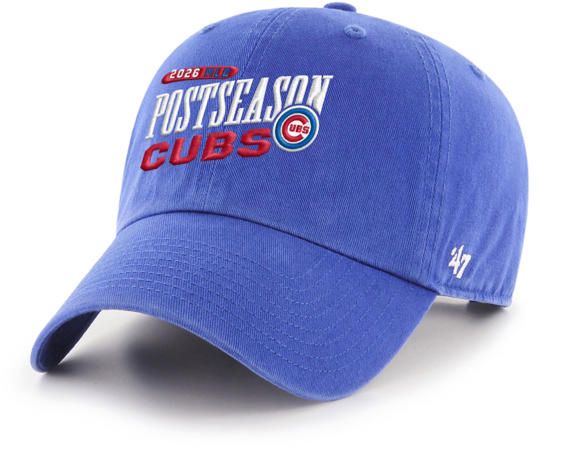 '47 Adult Chicago Cubs Postseason Participant 2026 Clean Up Adjustable Hat