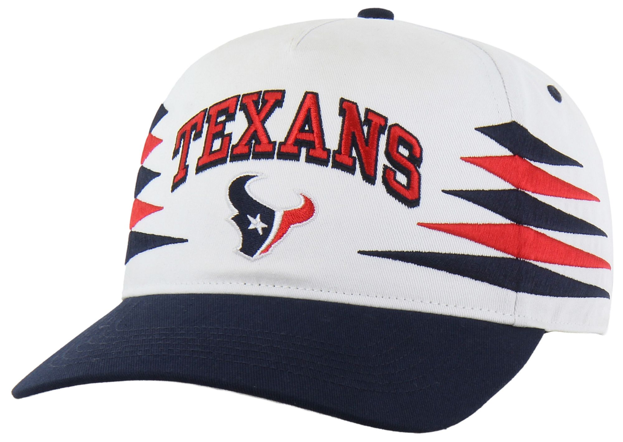 '47 Adult Houston Texans White Diamond Hitch Adjustable Hat