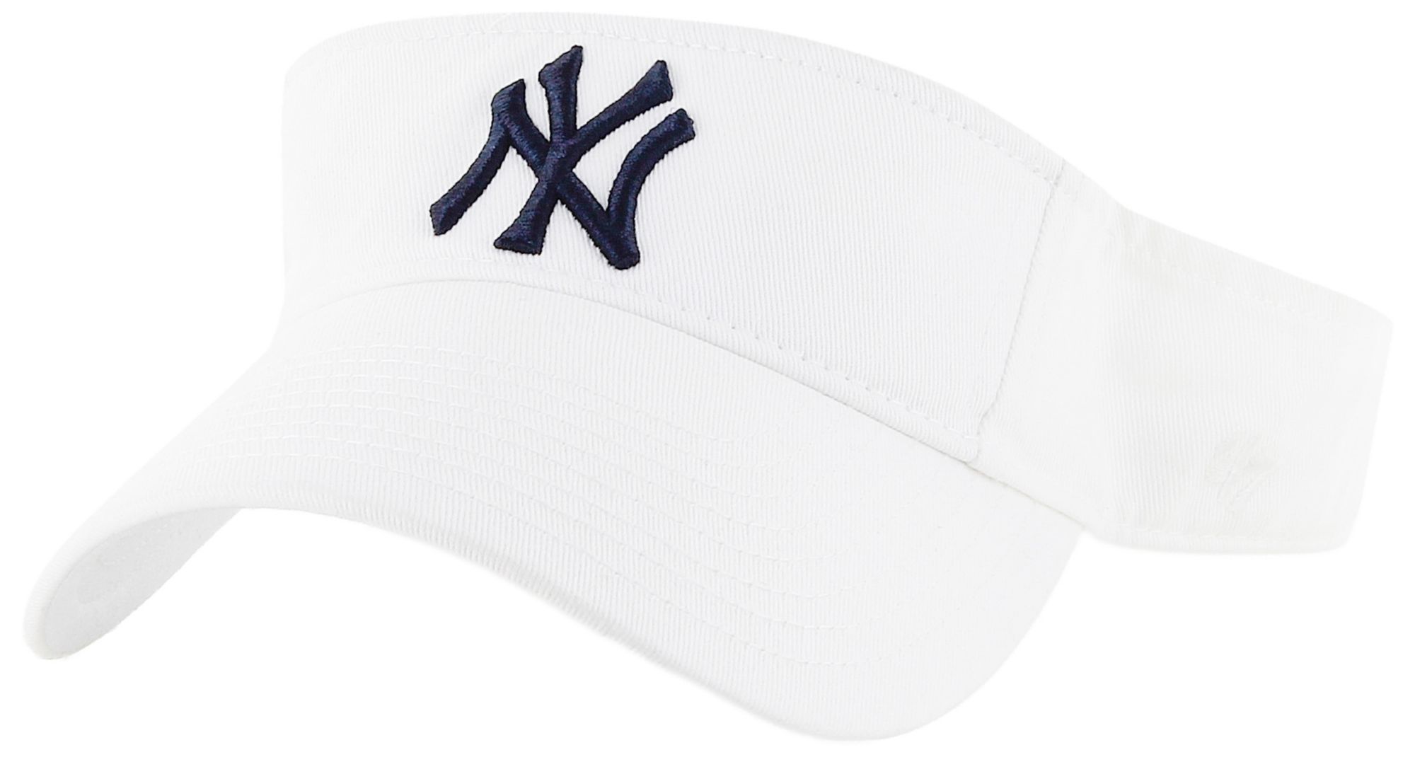 '47 Adult New York Yankees White Clean Up Visor