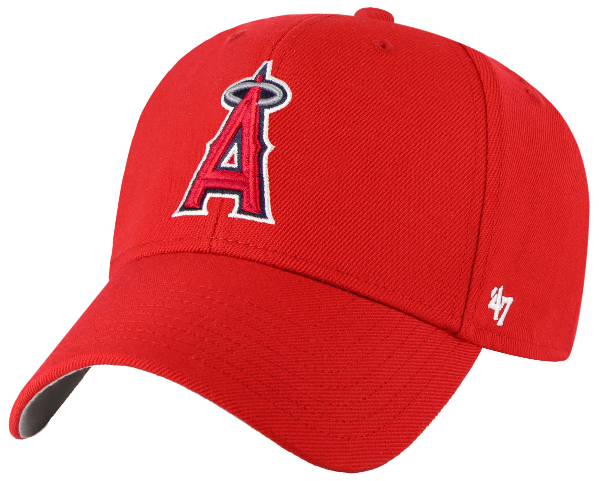 '47 Adult Los Angeles Angels Red MVP Adjustable Hat