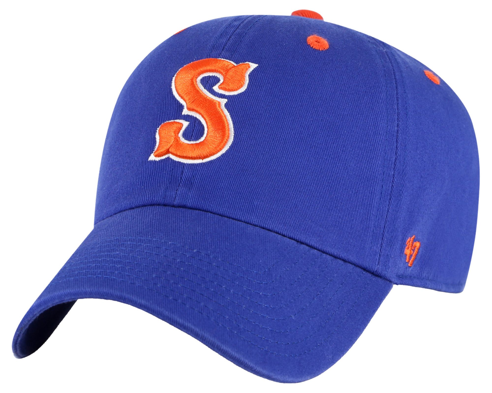 '47 Adult Syracuse Chiefs Royal Core Clean Up Adjustable Hat