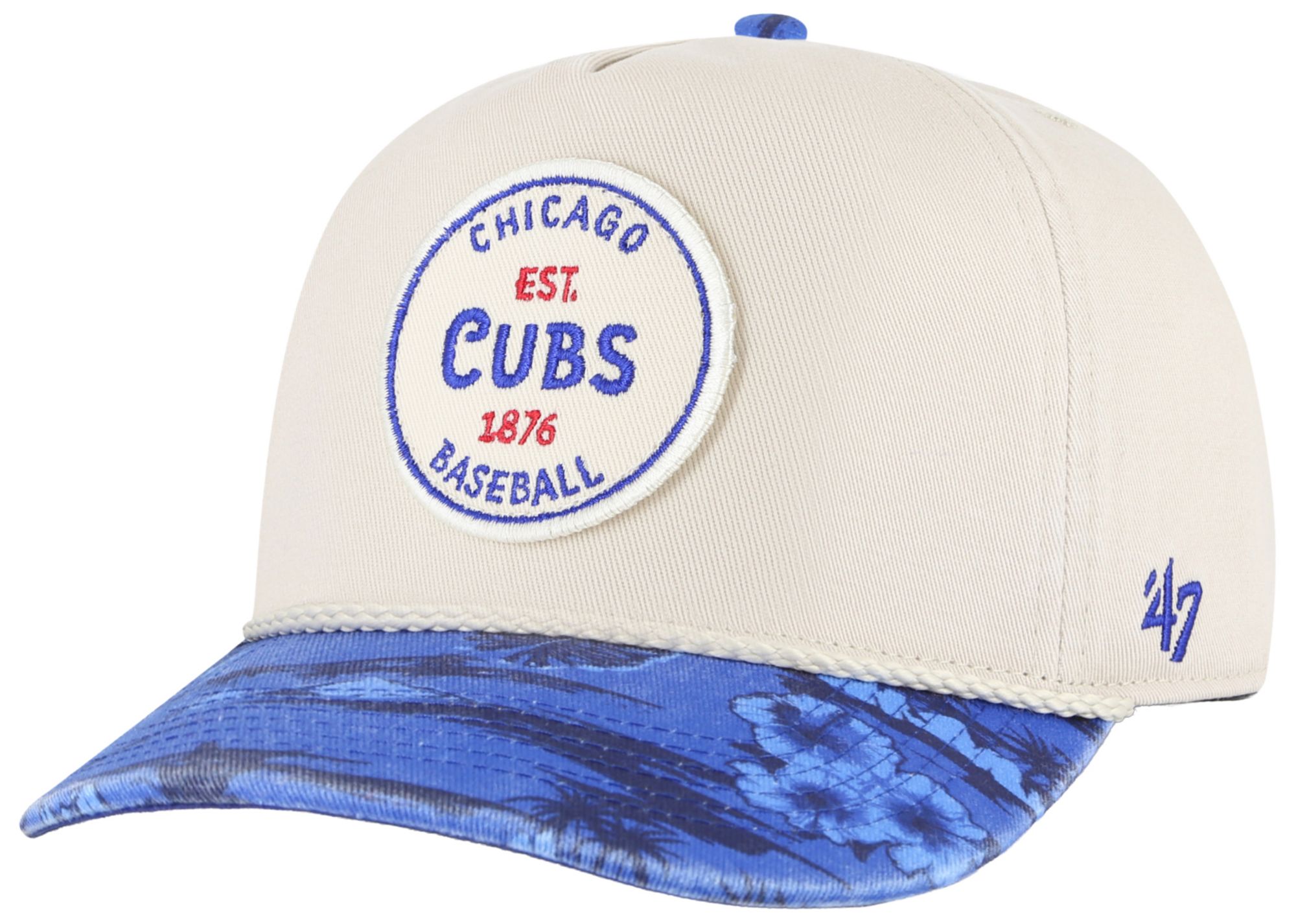 '47 Adult Chicago Cubs Tan Fiji Rope Hitch Adjustable Hat
