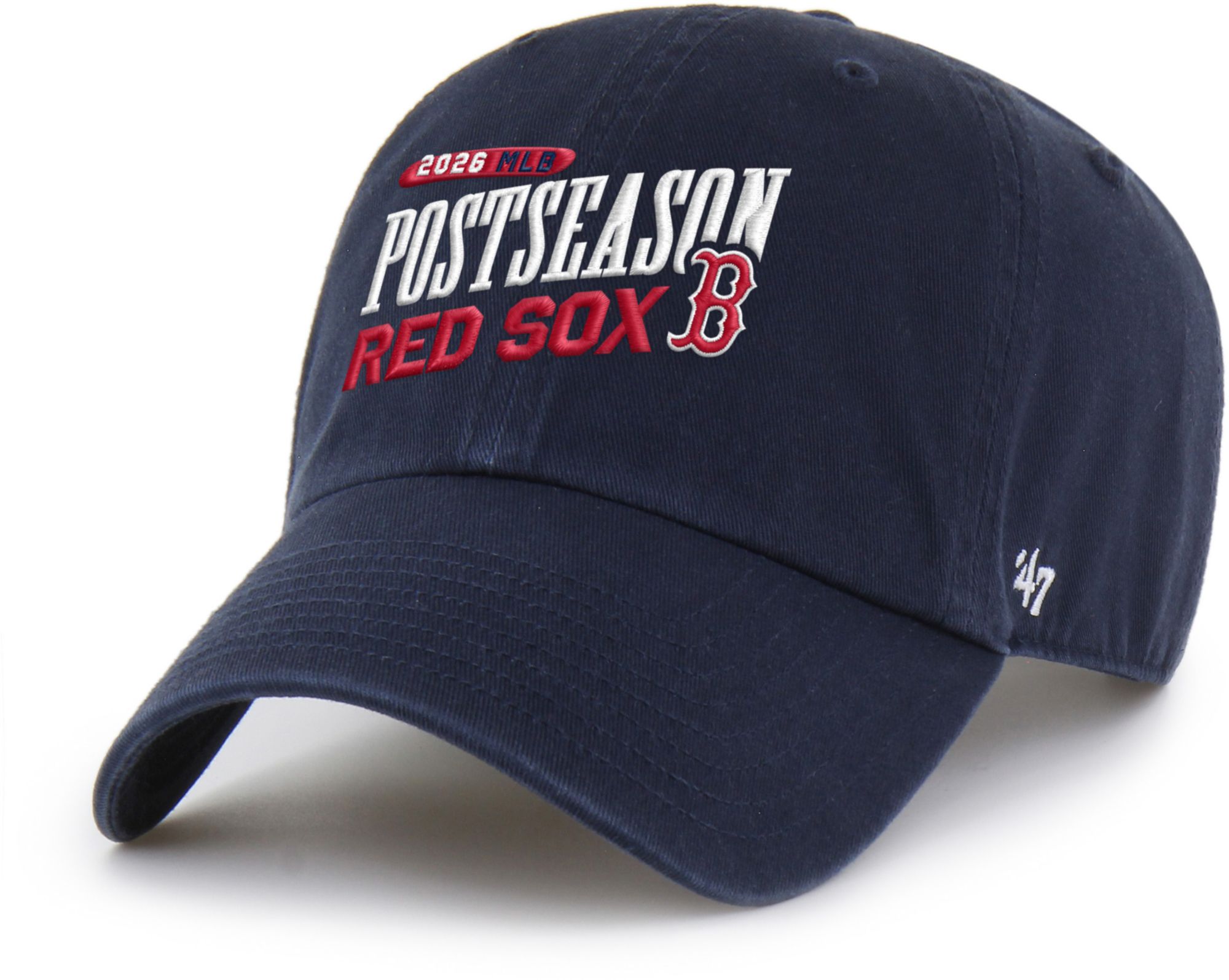 '47 Adult Boston Red Sox Postseason Participant 2026 Clean Up Adjustable Hat