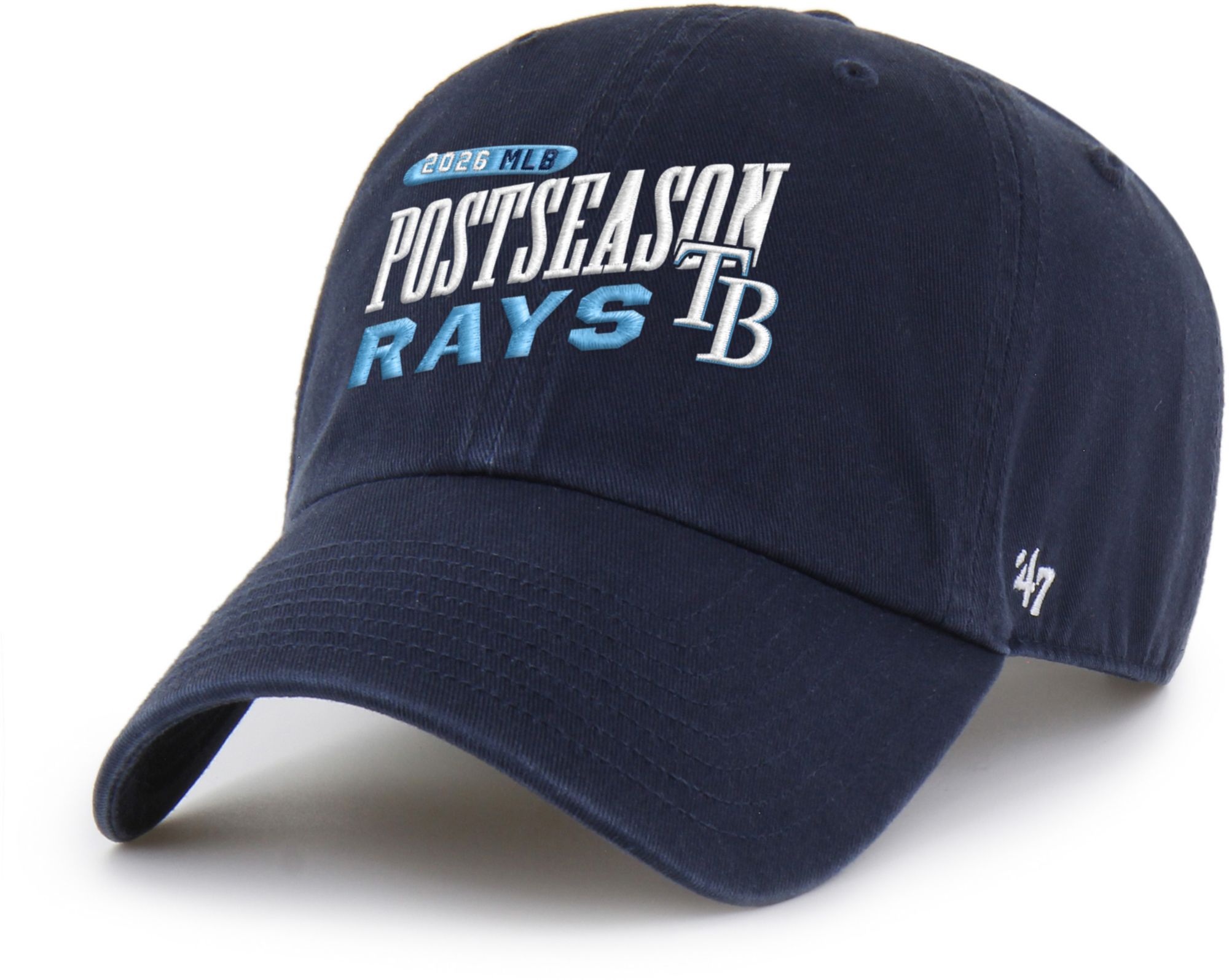 '47 Adult Tampa Bay Rays Postseason Participant 2026 Clean Up Adjustable Hat