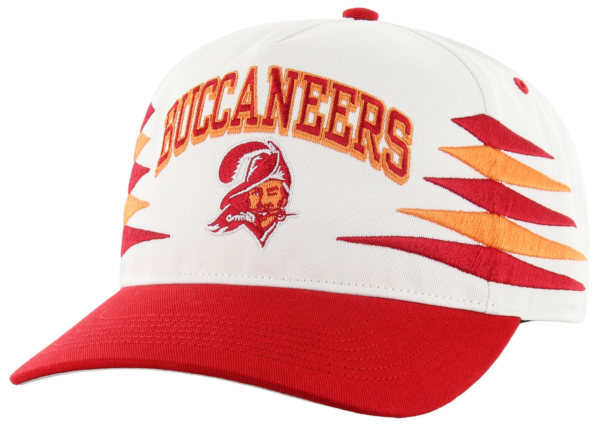 '47 Adult Tampa Bay Buccaneers White Diamond Hitch Adjustable Hat