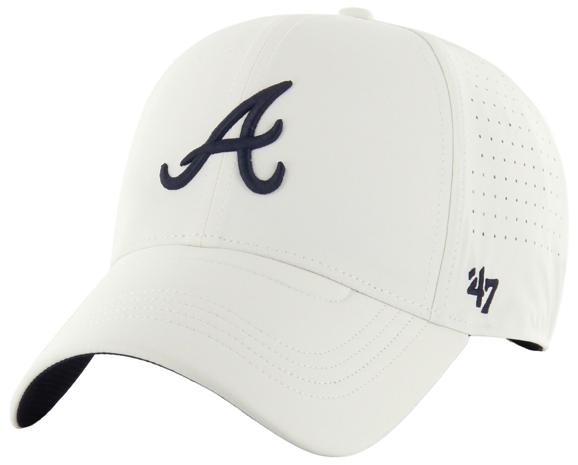 '47 Adult Atlanta Braves White MVP Adjustable Hat
