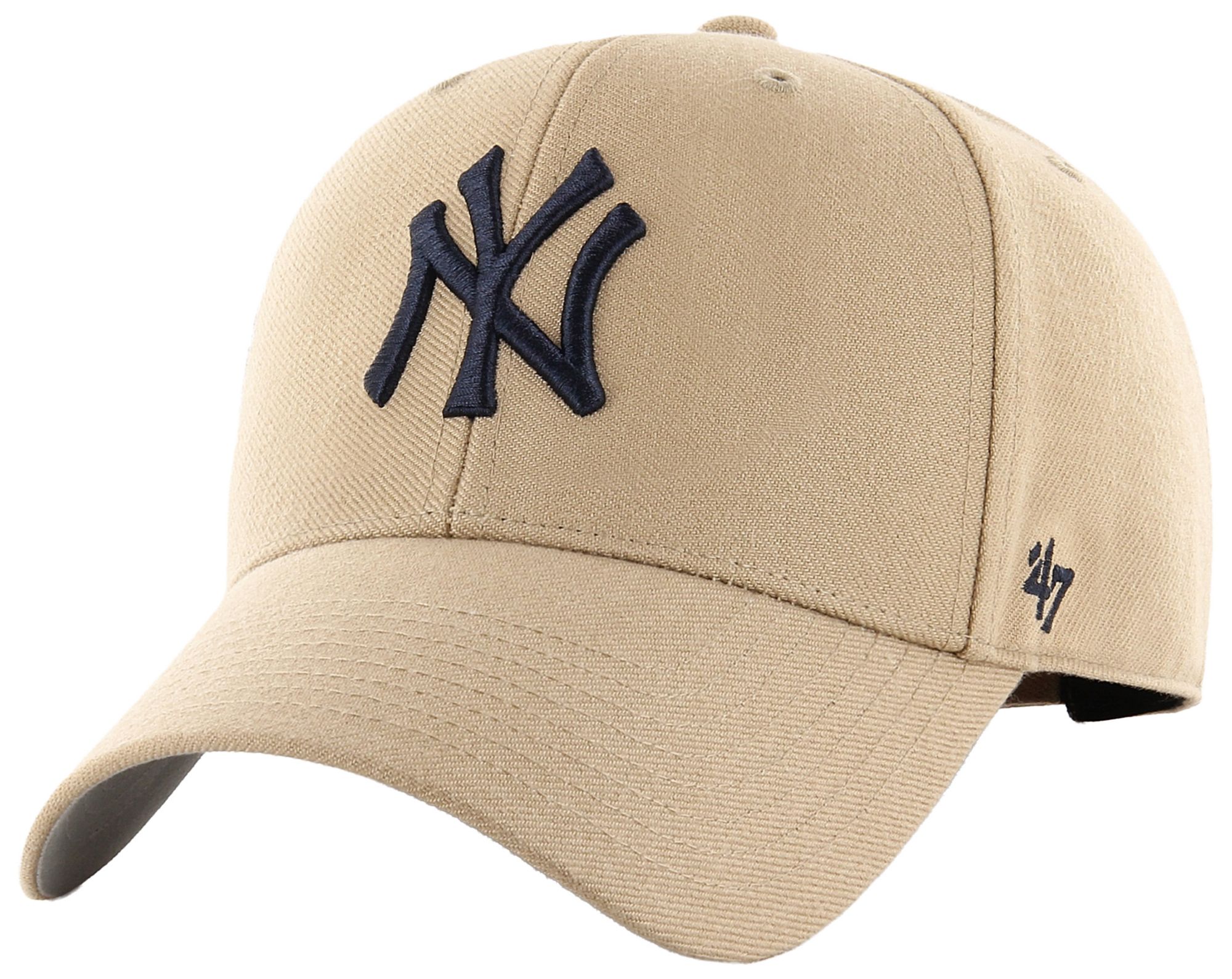 '47 Adult New York Yankees Khaki MVP Adjustable Hat