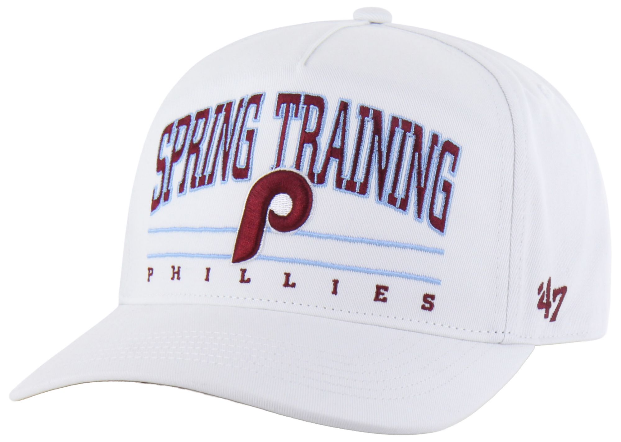 '47 Adult Philadelphia Phillies White Roscoe Hitch Adjustable Hat