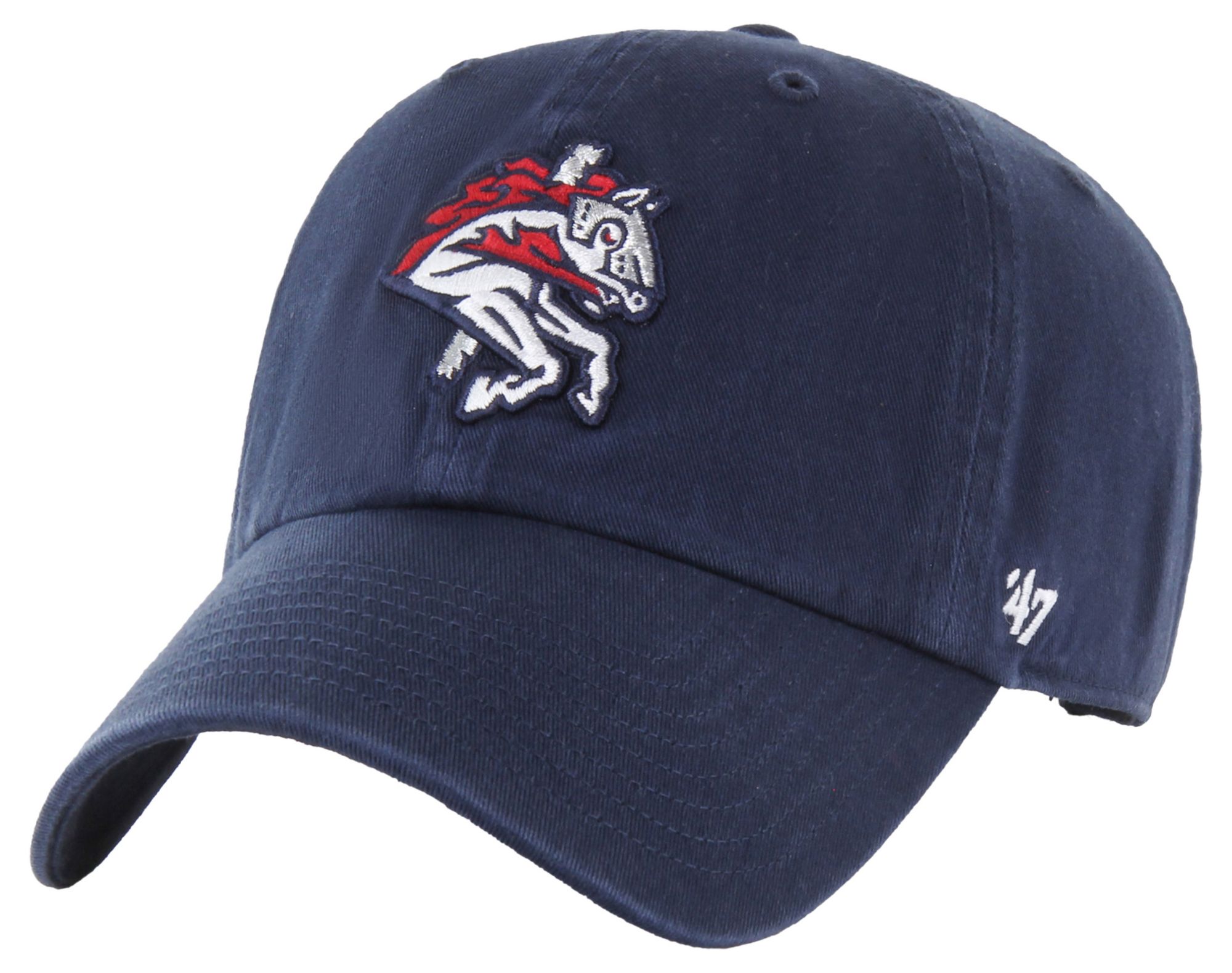 '47 Adult Binghamton Rumble Ponies Navy Core Clean Up Adjustable Hat