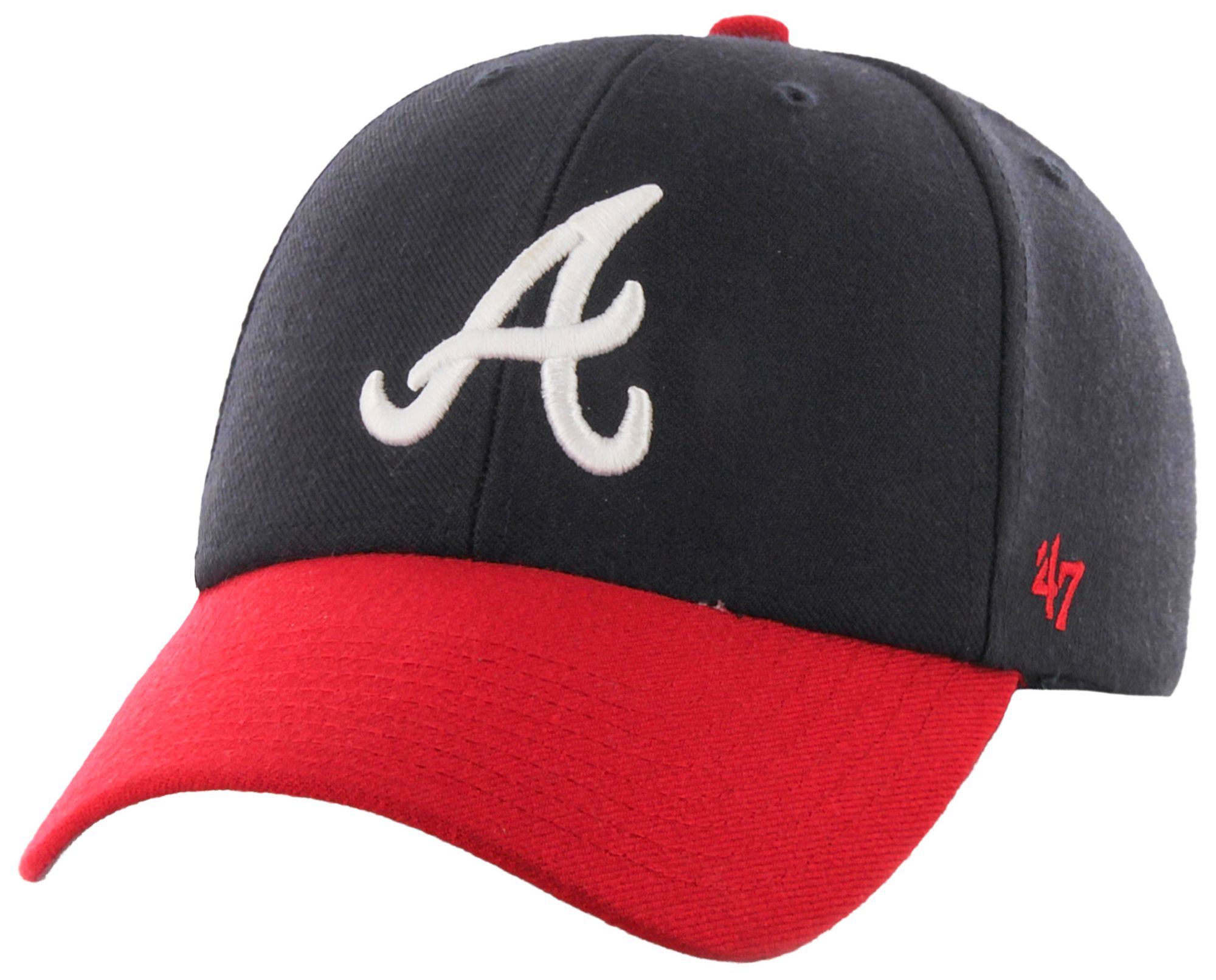 '47 Adult Atlanta Braves Navy MVP Adjustable Hat