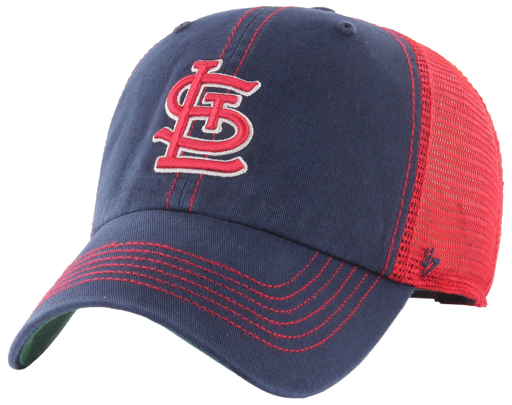 '47 Adult St. Louis Cardinals Navy Trawler Clean Up Adjustable Hat