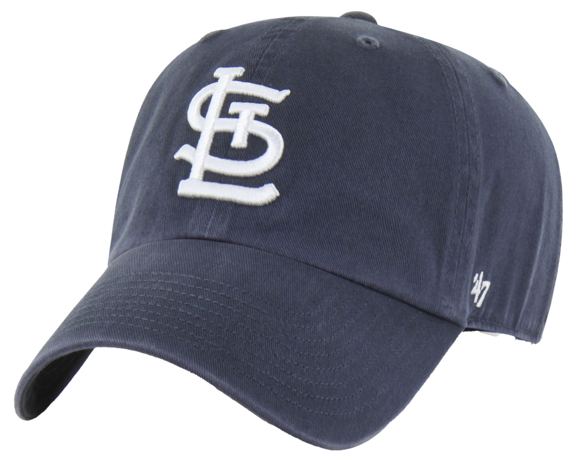 '47 Adult St. Louis Cardinals Navy Clean Up Adjustable Hat