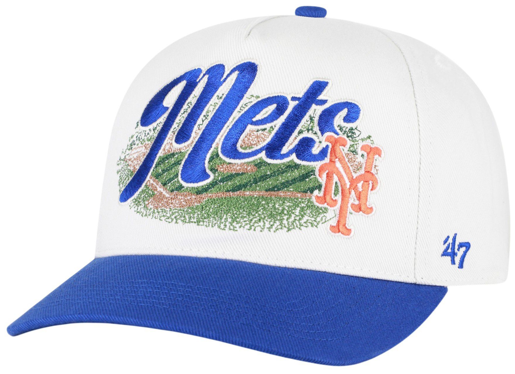 '47 Adult New York Mets Cream Enfield Hitch Adjustable Hat