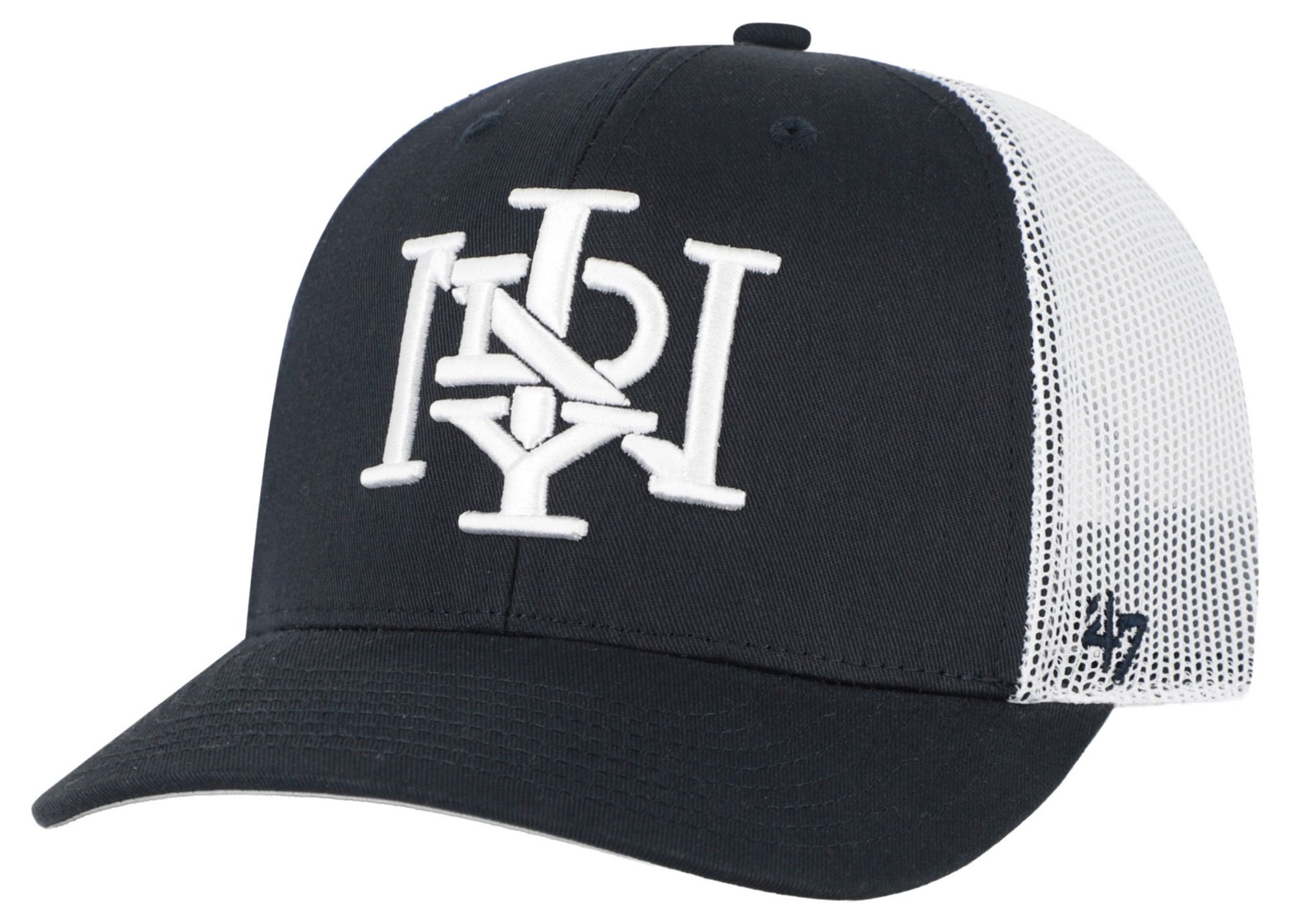 '47 Adult Indianapolis Indians Navy Core Adjustable Trucker Hat