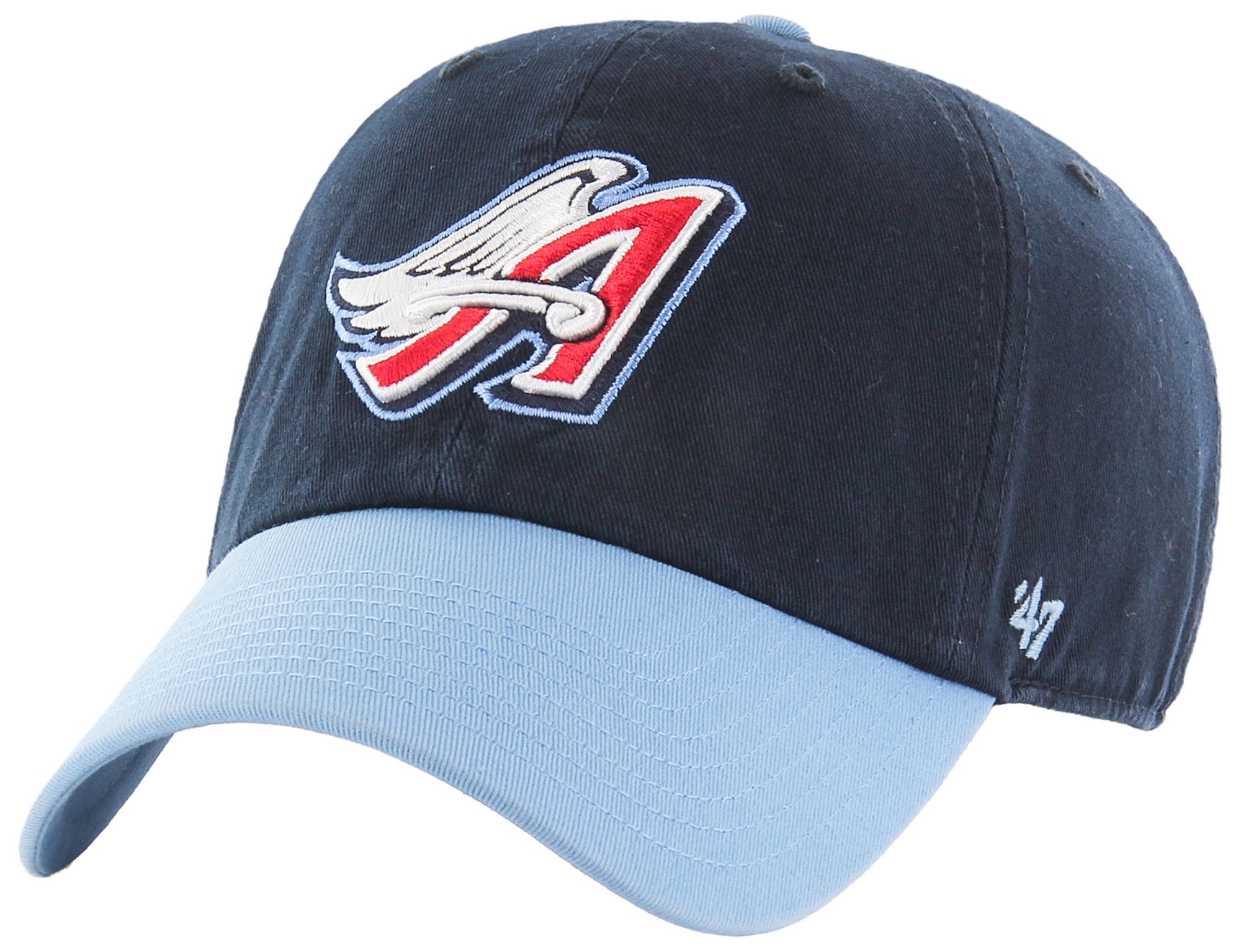 '47 Adult Los Angeles Angels Navy Two Tone Clean Up Adjustable Hat