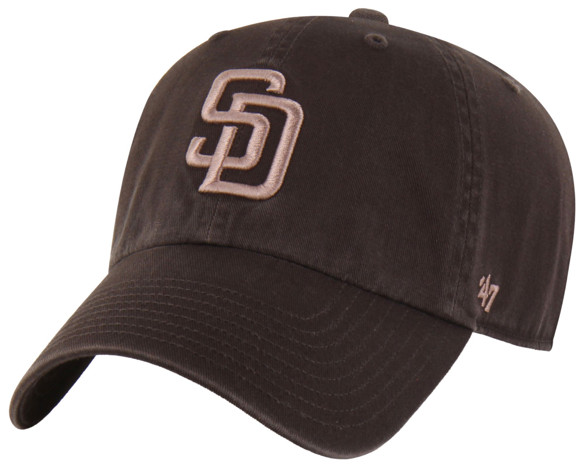 '47 Adult San Diego Padres Brown Clean Up Adjustable Hat
