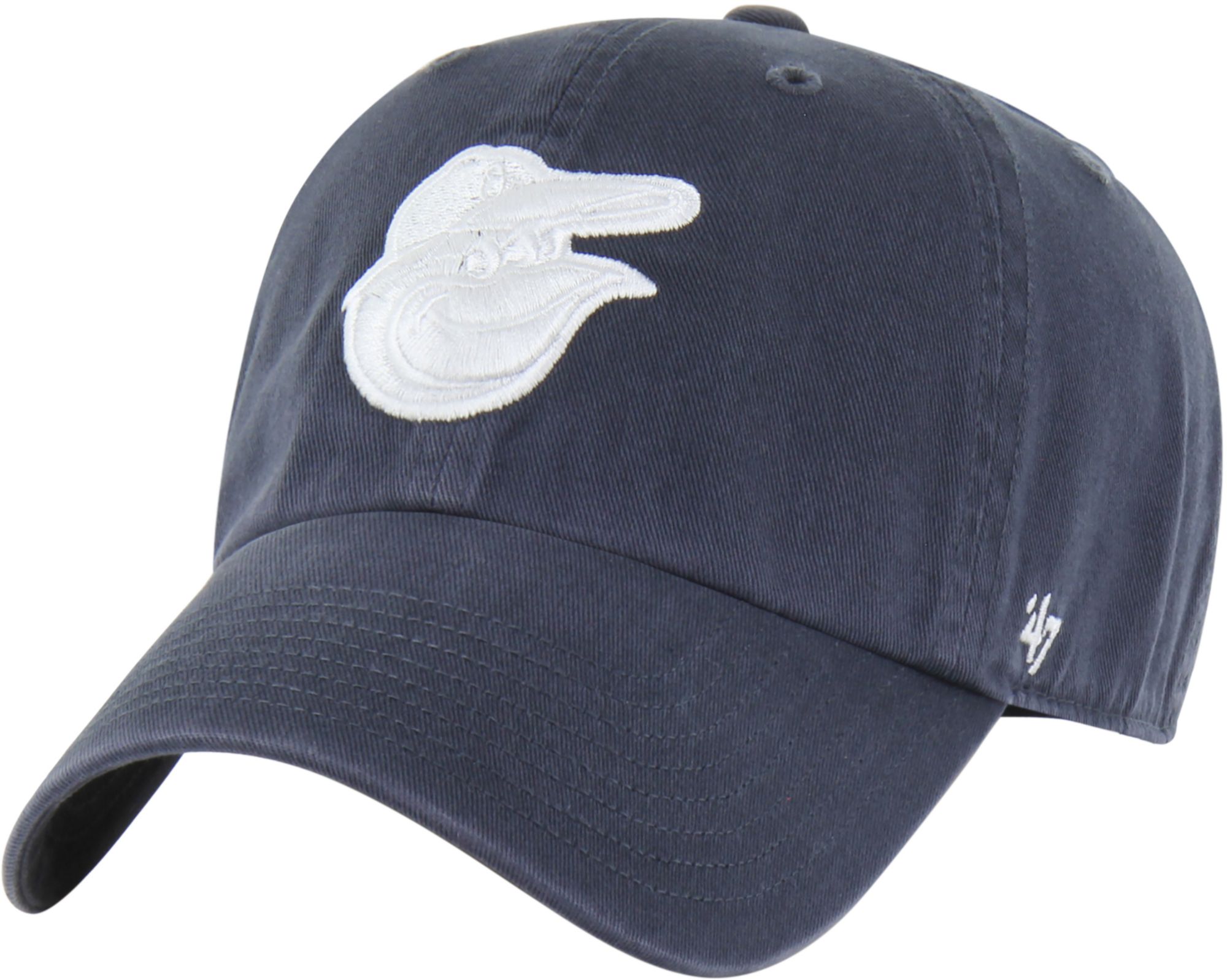 '47 Adult Baltimore Orioles Navy Vintage Clean Up Adjustable Hat