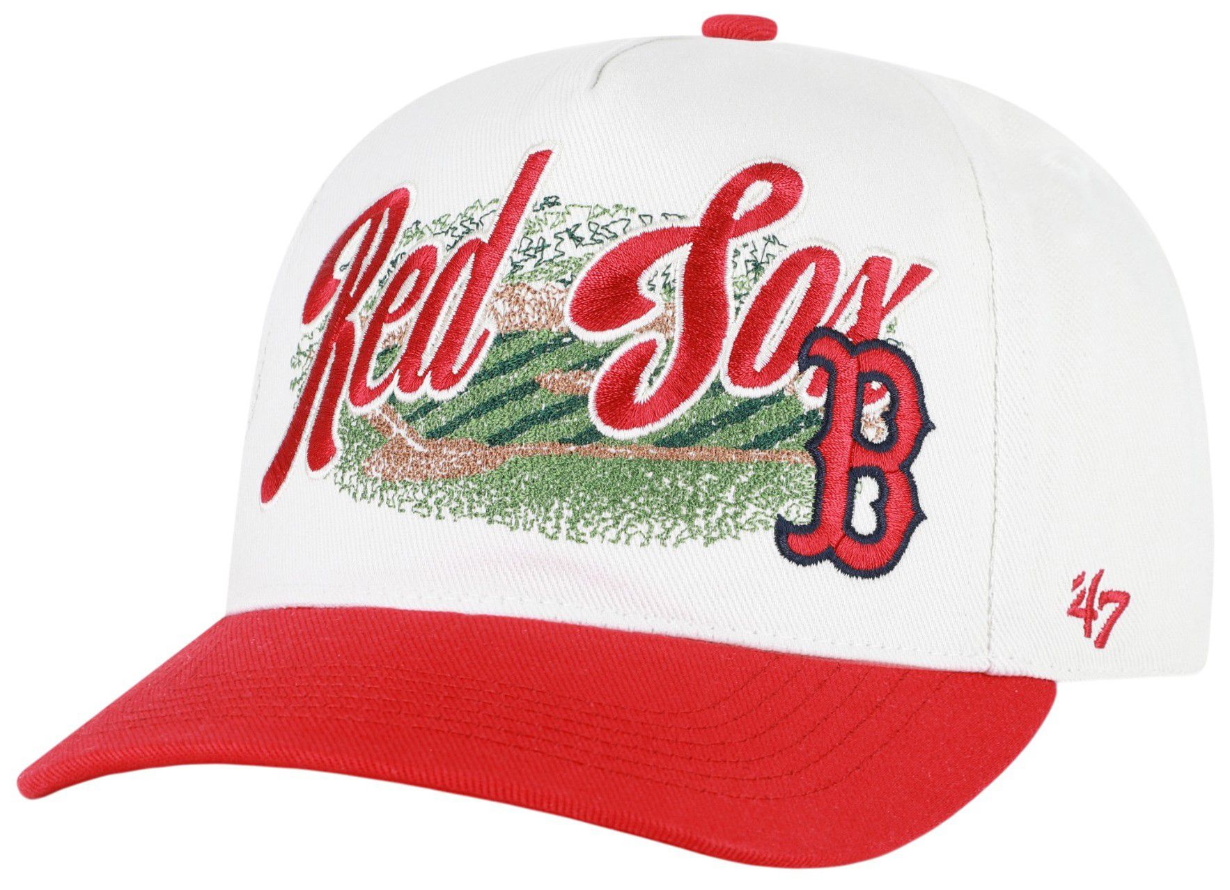 '47 Adult Boston Red Sox Cream Enfield Hitch Adjustable Hat