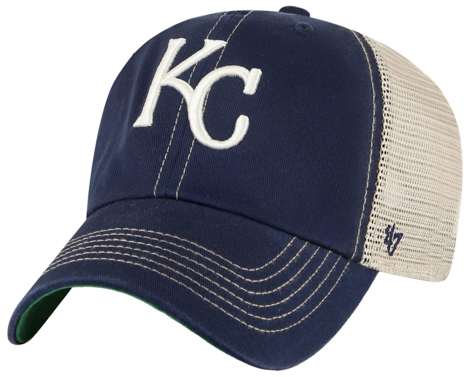 '47 Adult Kansas City Royals Navy Trawler Clean Up Adjustable Hat