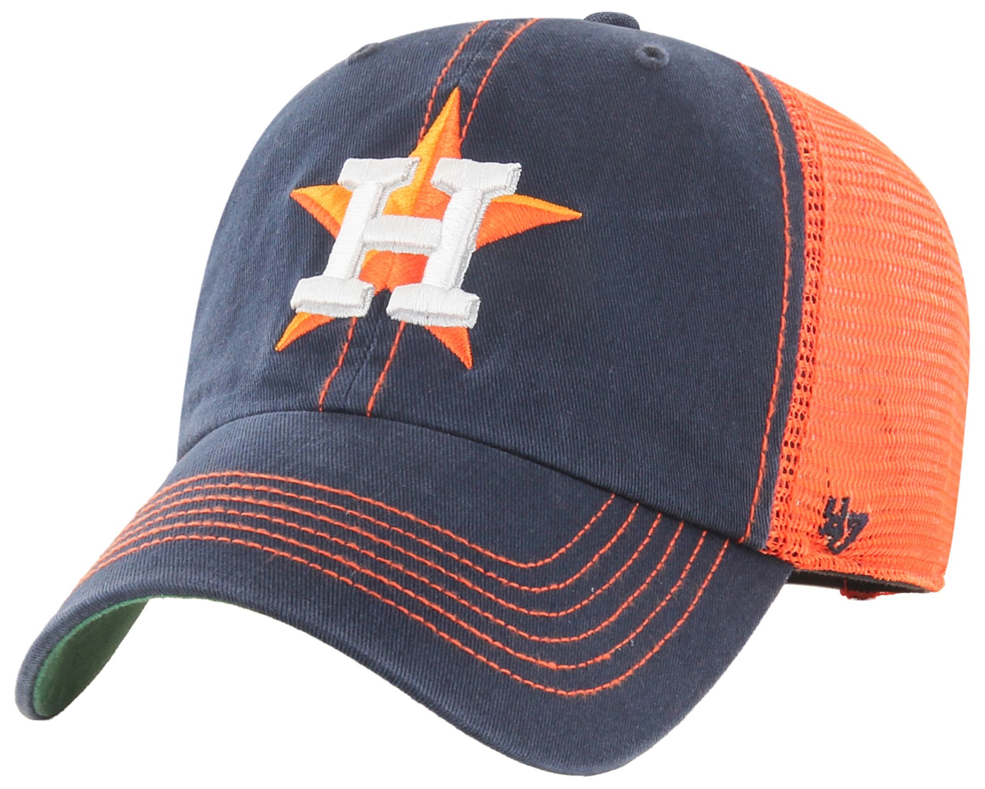 '47 Adult Houston Astros Navy Trawler Clean Up Adjustable Hat