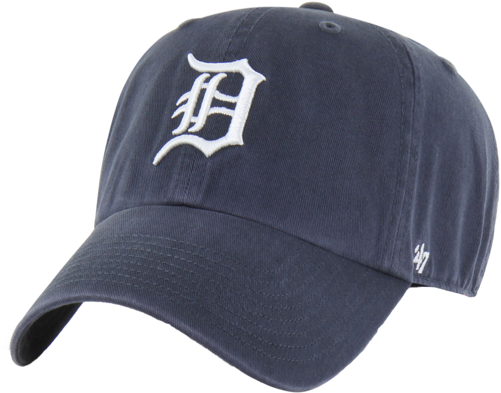 '47 Adult Detroit Tigers Navy Vintage Clean Up Adjustable Hat