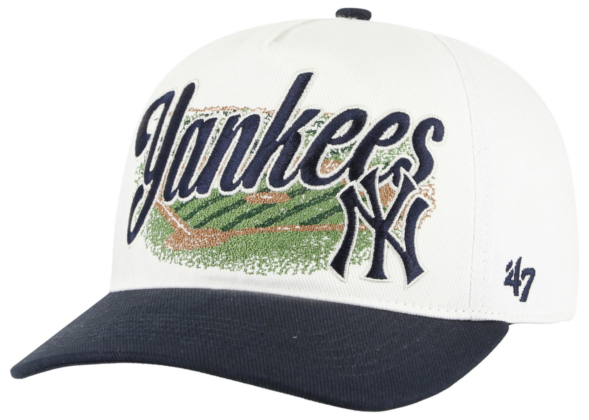 '47 Adult New York Yankees Cream Enfield Hitch Adjustable Hat