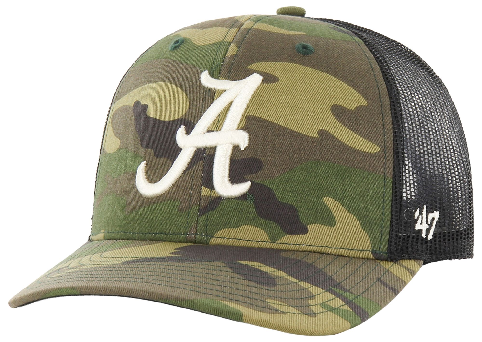 '47 Adult Alabama Crimson Tide Camo Trucker Adjustable Hat