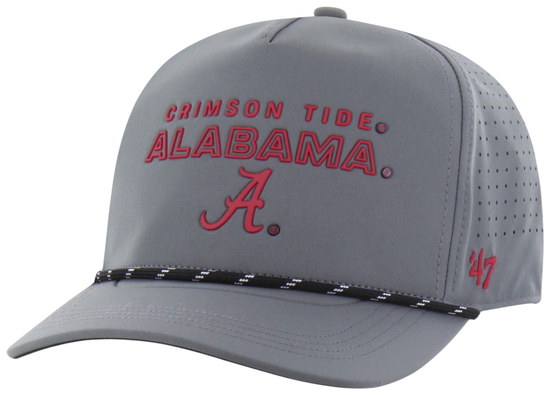 '47 Adult Alabama Crimson Tide Grey Brrr Pro Vault Hitch Adjustable Hat