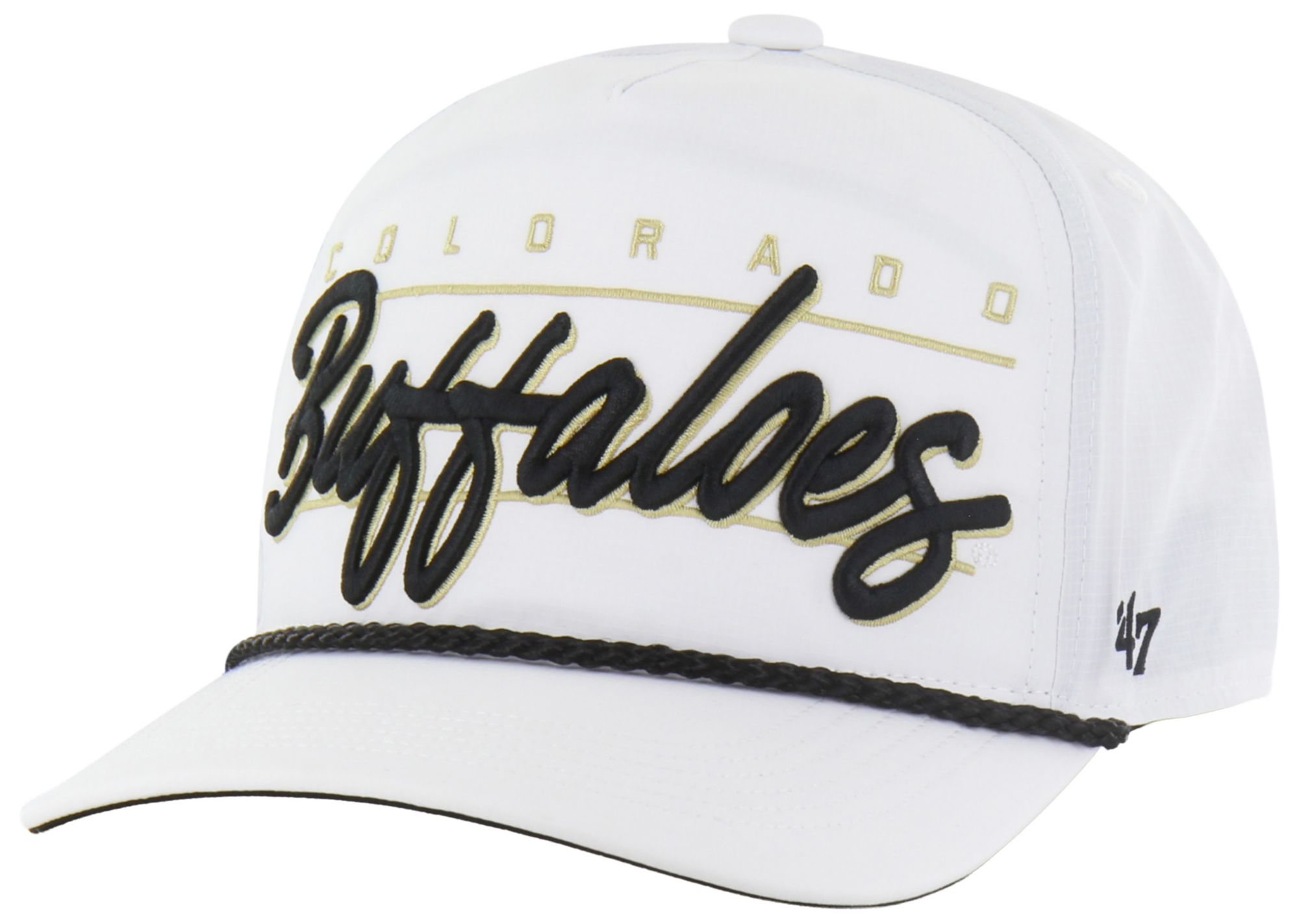 '47 Adult Colorado Buffaloes White Brrr Condor Hitch Adjustable Hat