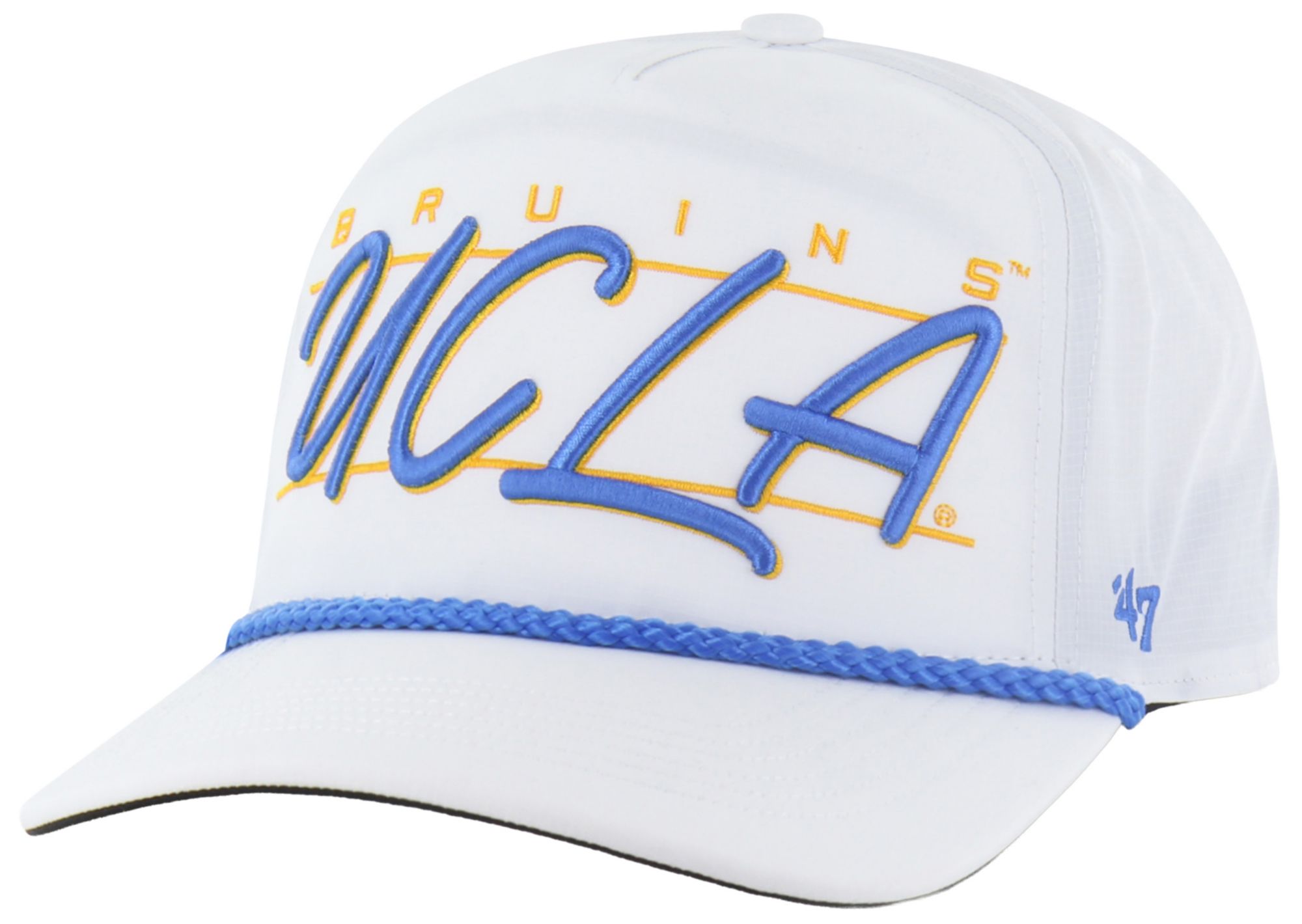 '47 Adult UCLA Bruins White Brrr Condor Hitch Adjustable Hat