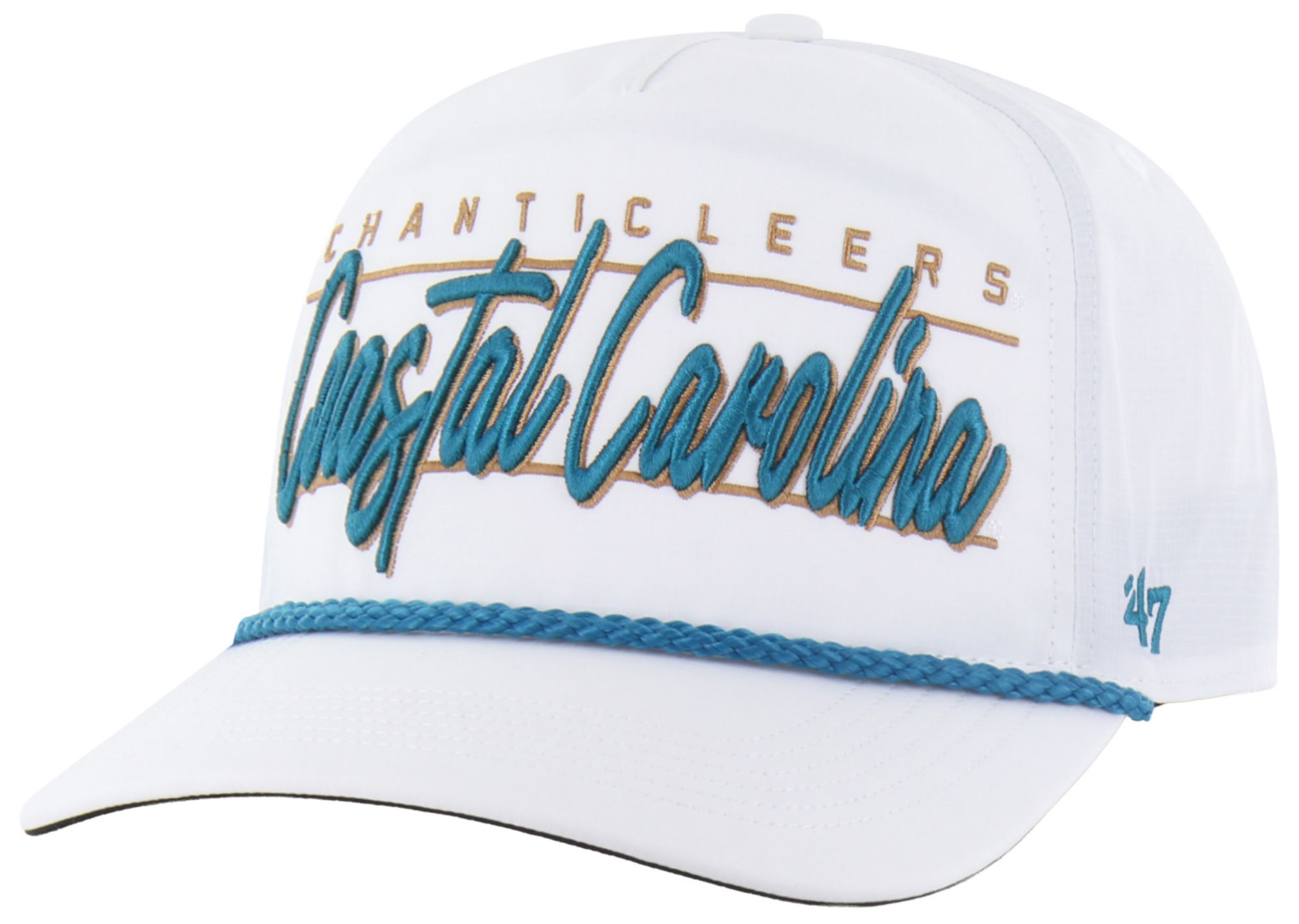 '47 Adult Coastal Carolina Chanticleers White Brrr Condor Hitch Adjustable Hat