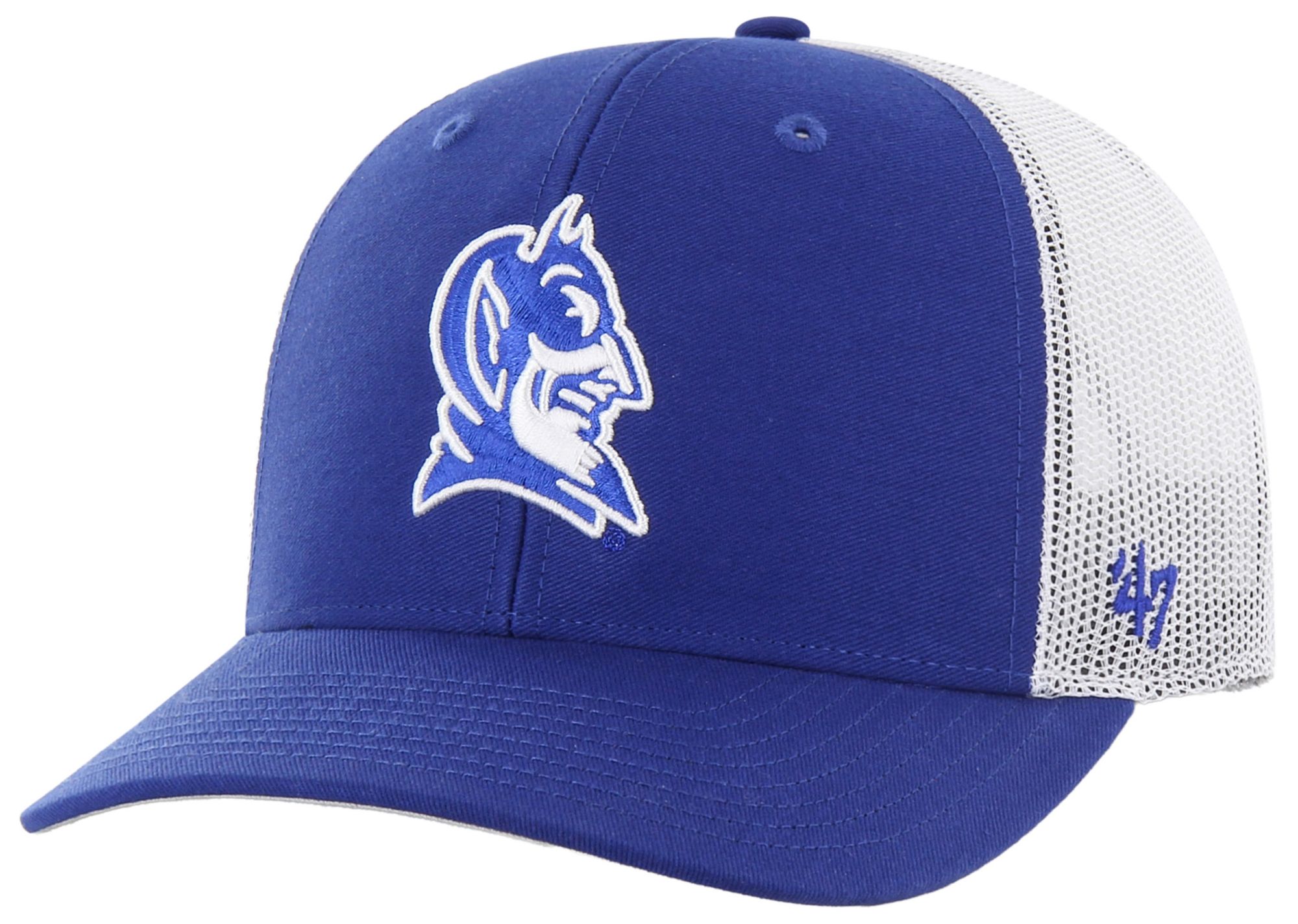 '47 Adult Duke Blue Devils Royal Logo Adjustable Trucker Hat