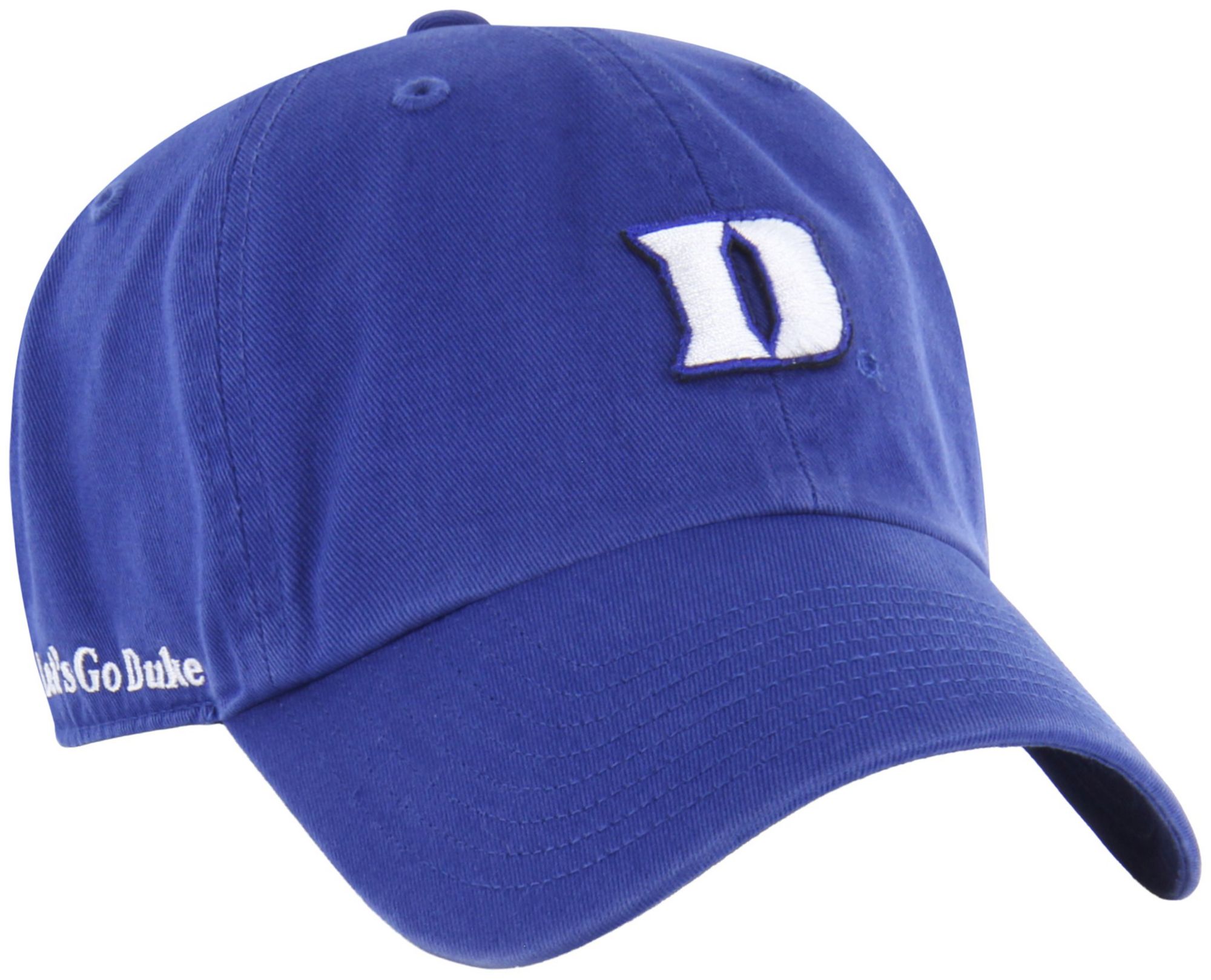'47 Adult Duke Blue Devils Royal Micro Logo Clean Up Adjustable Hat